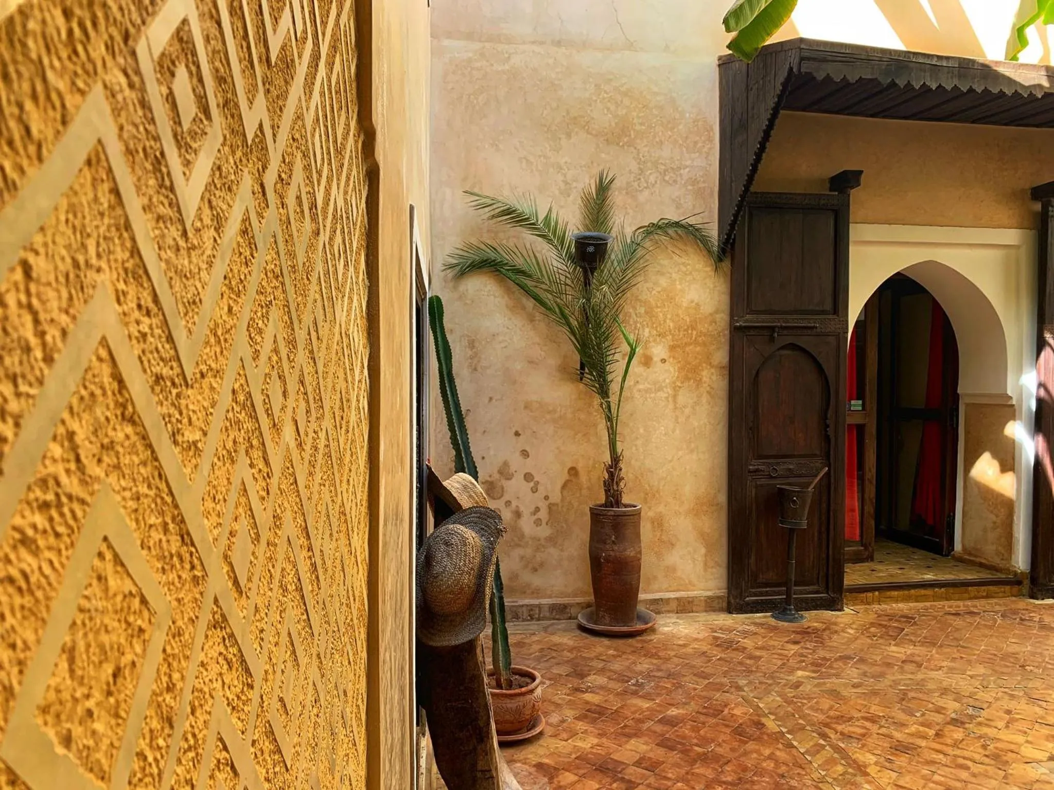 Patio in Riad Bamileke