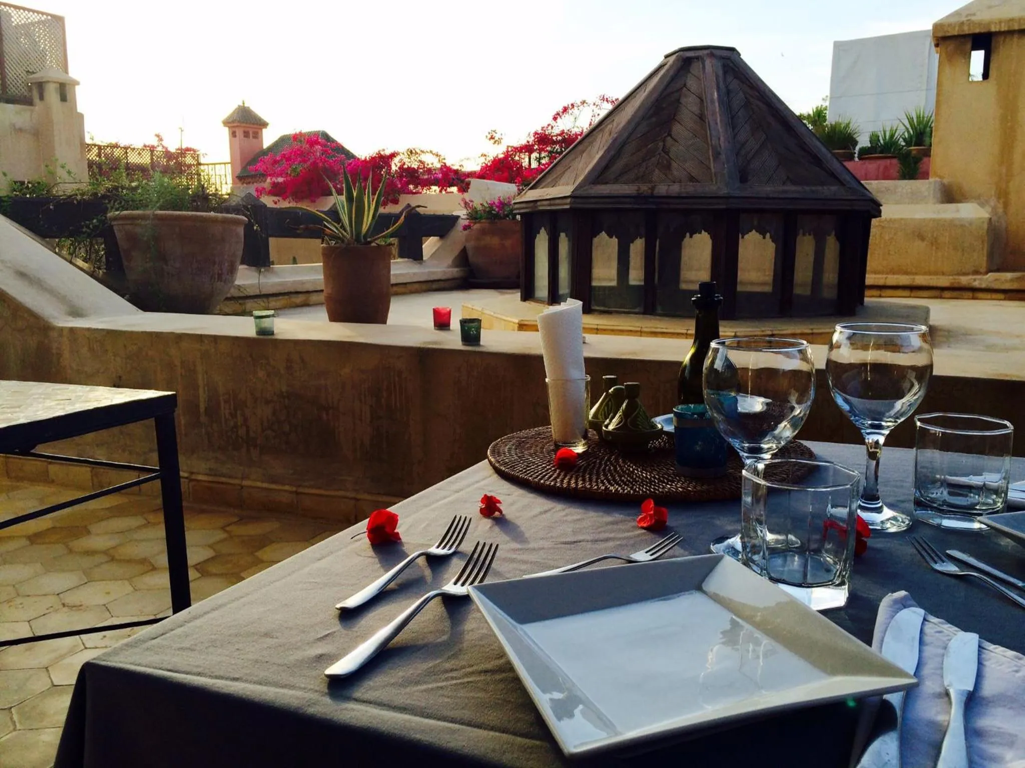 Balcony/Terrace in Riad Bamileke