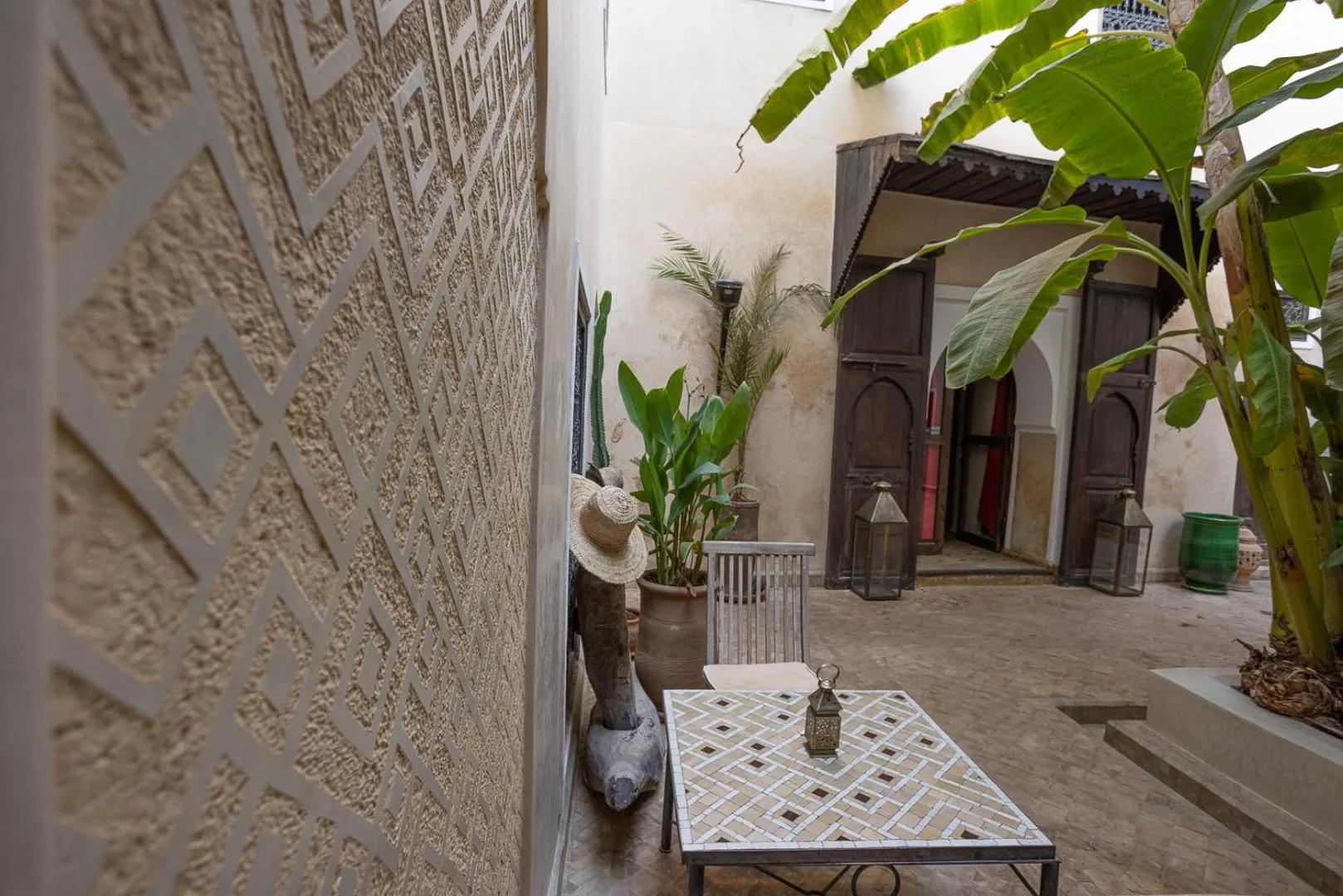 Patio in Riad Bamileke