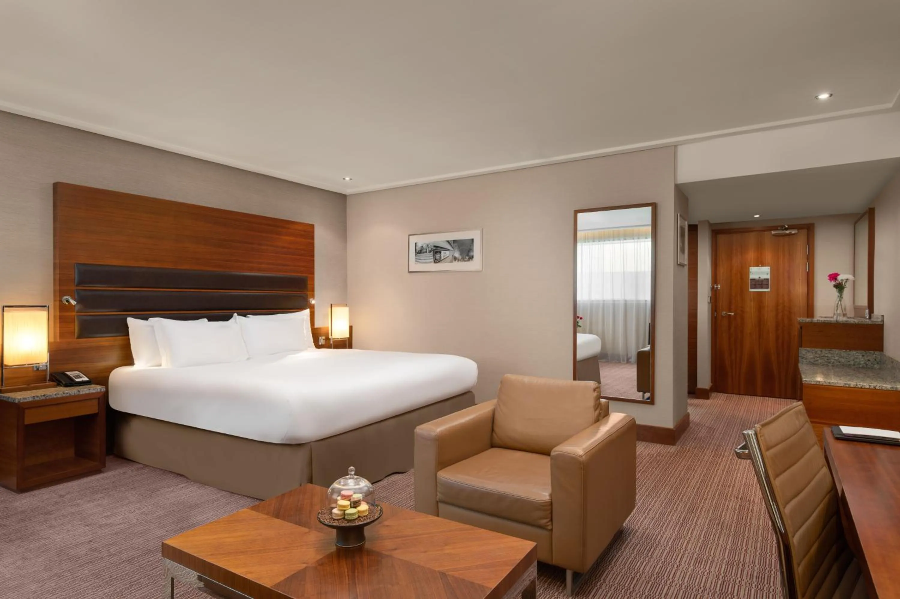 Bedroom, Bed in Sofitel London Heathrow