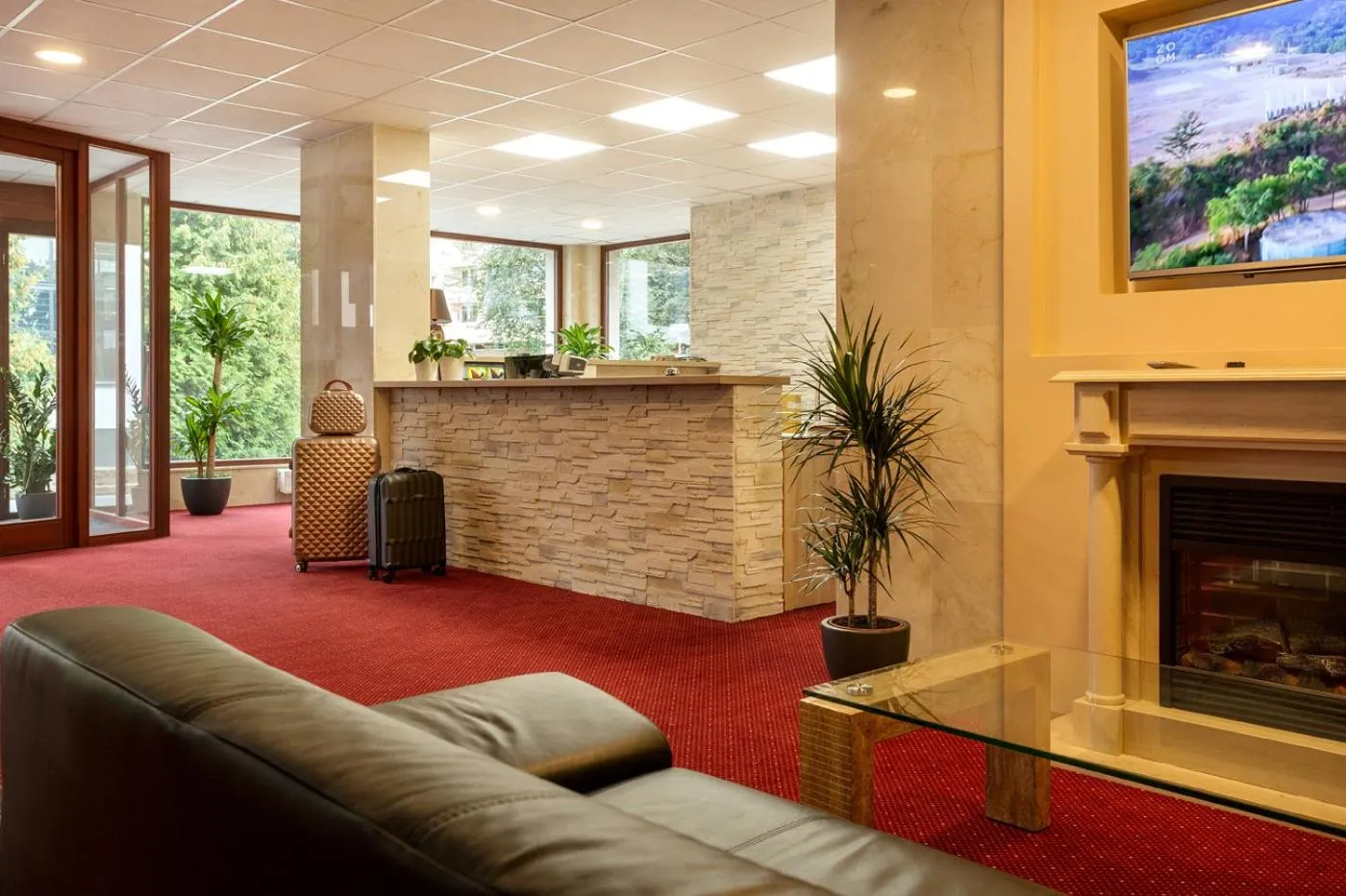 Lobby or reception in Hotel Na Vývoji