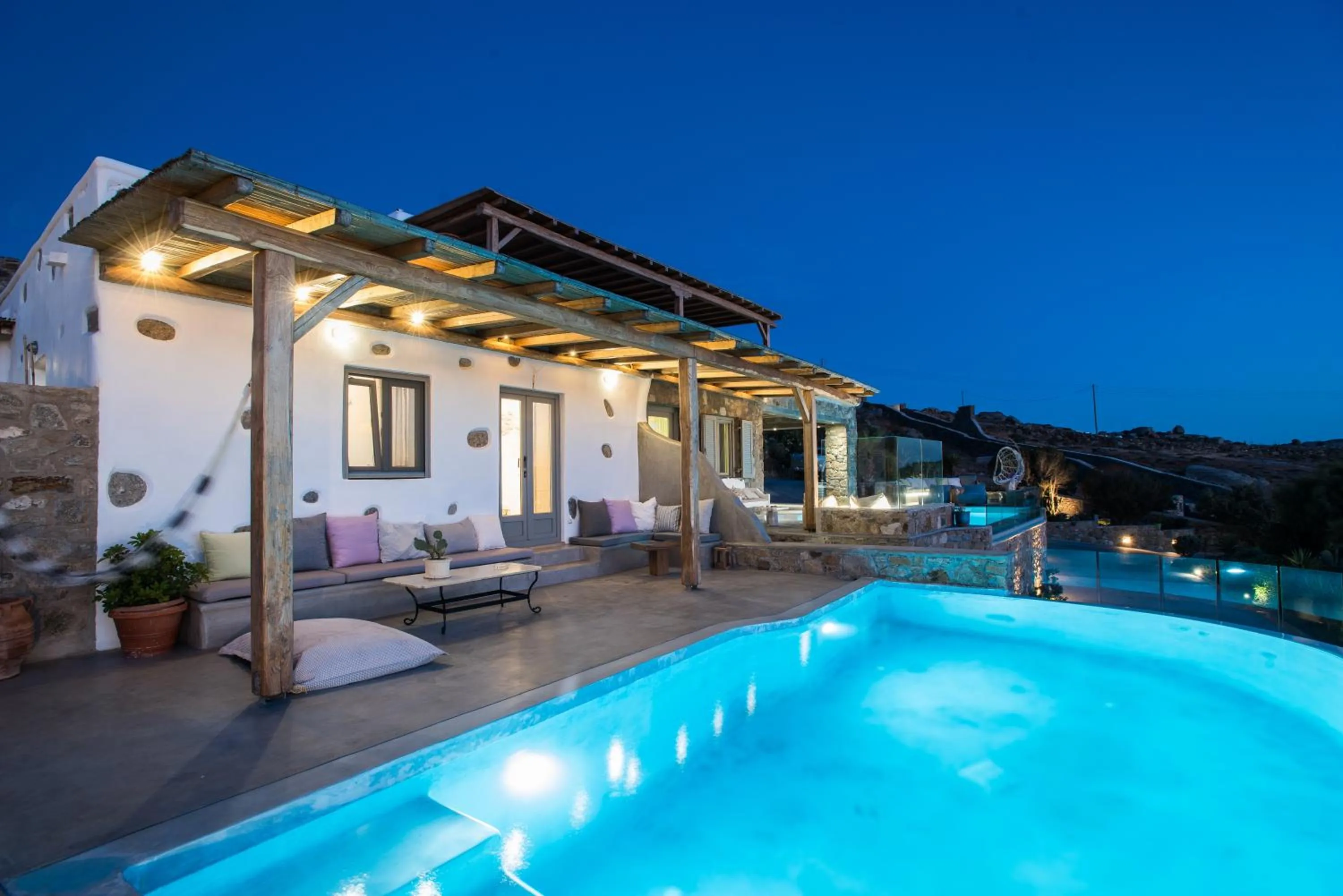 Night in Mykonos Village