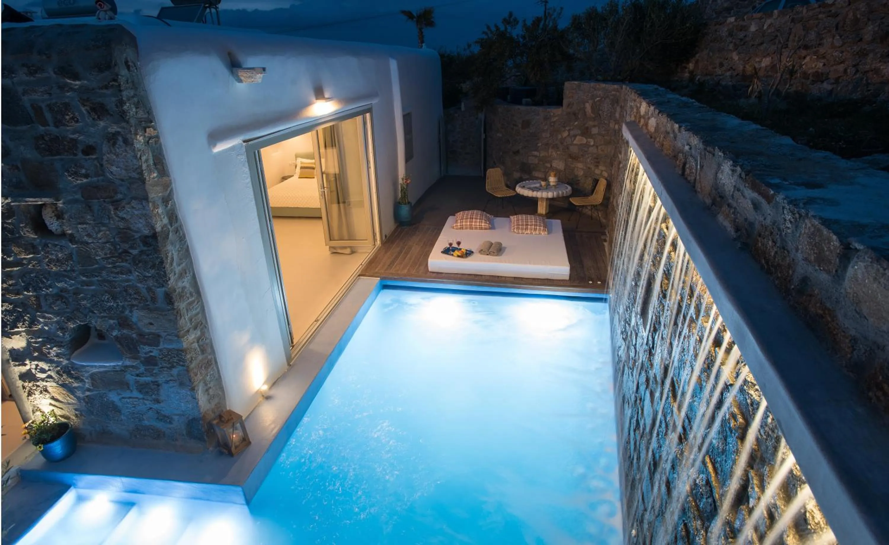 Night in Mykonos Village