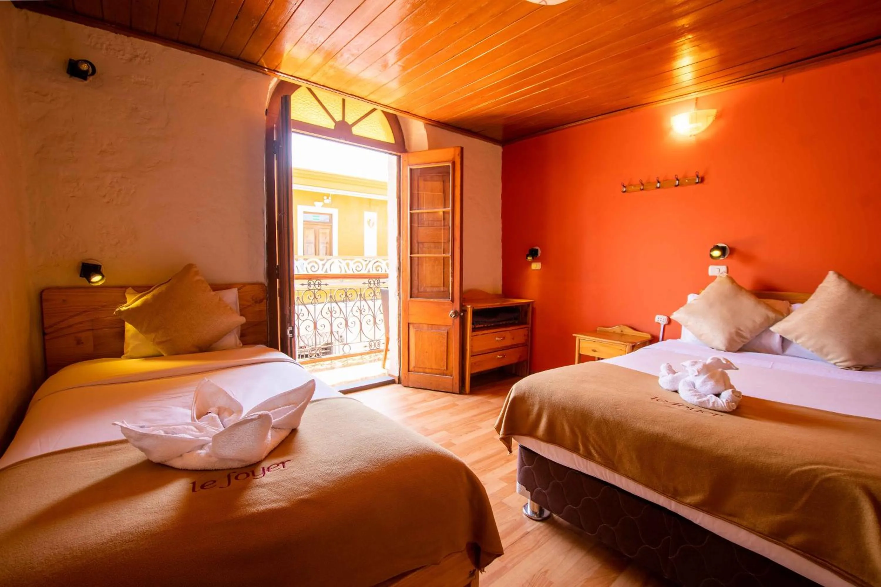 Balcony/Terrace, Bed in Le Foyer Arequipa