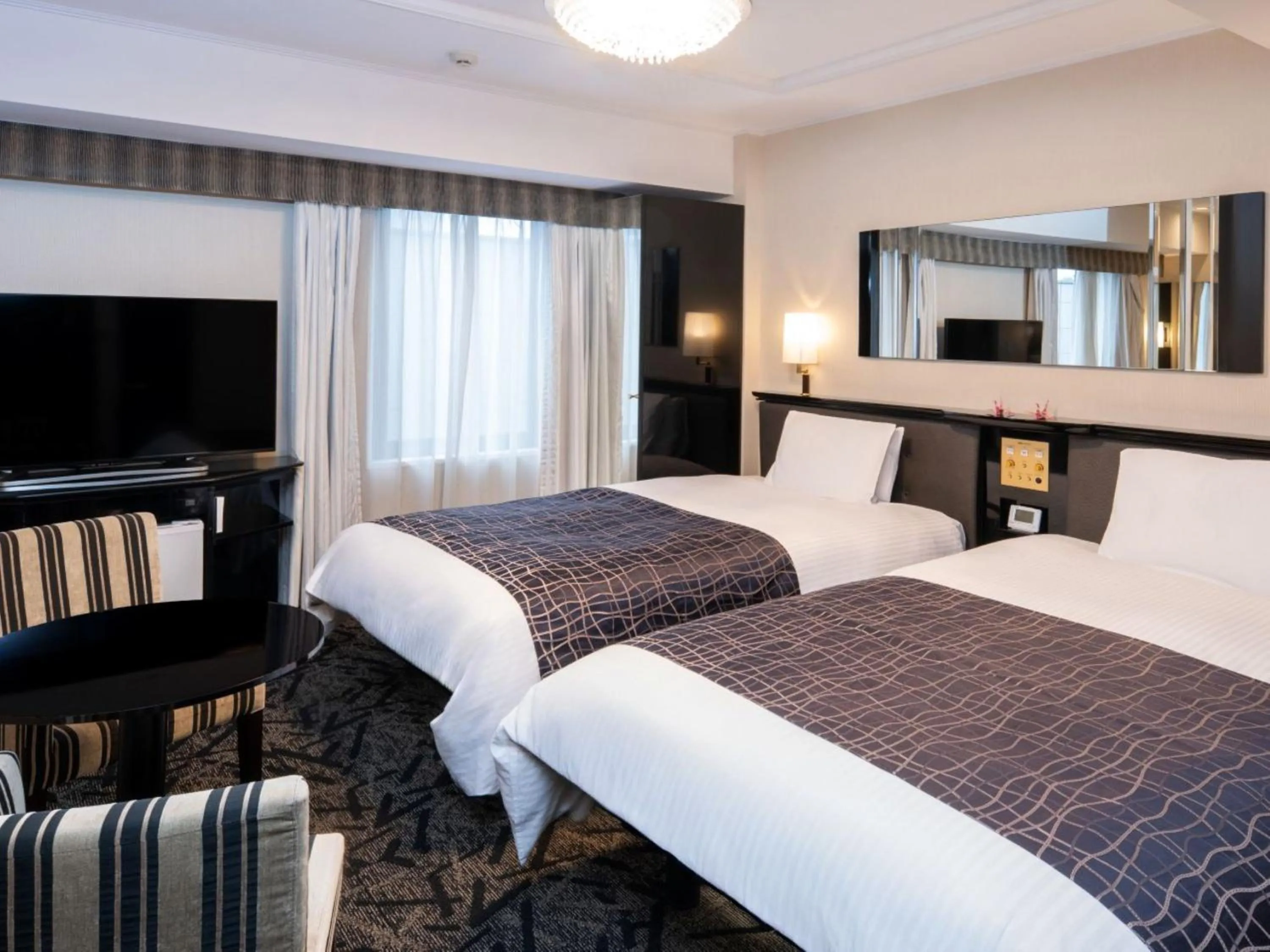 Bed in APA Hotel Tokyo Kudanshita