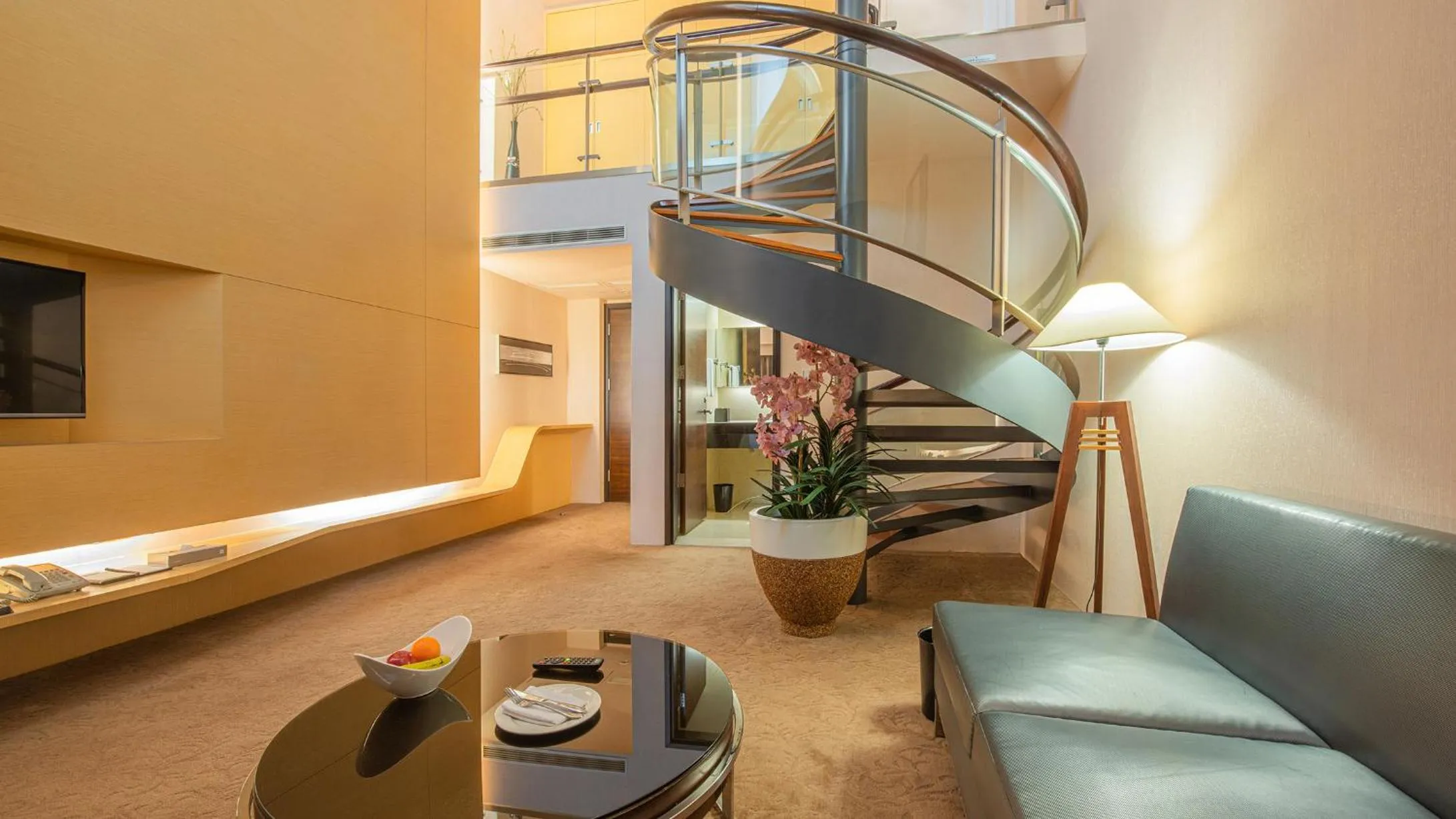 Living room in Tempus Hotel