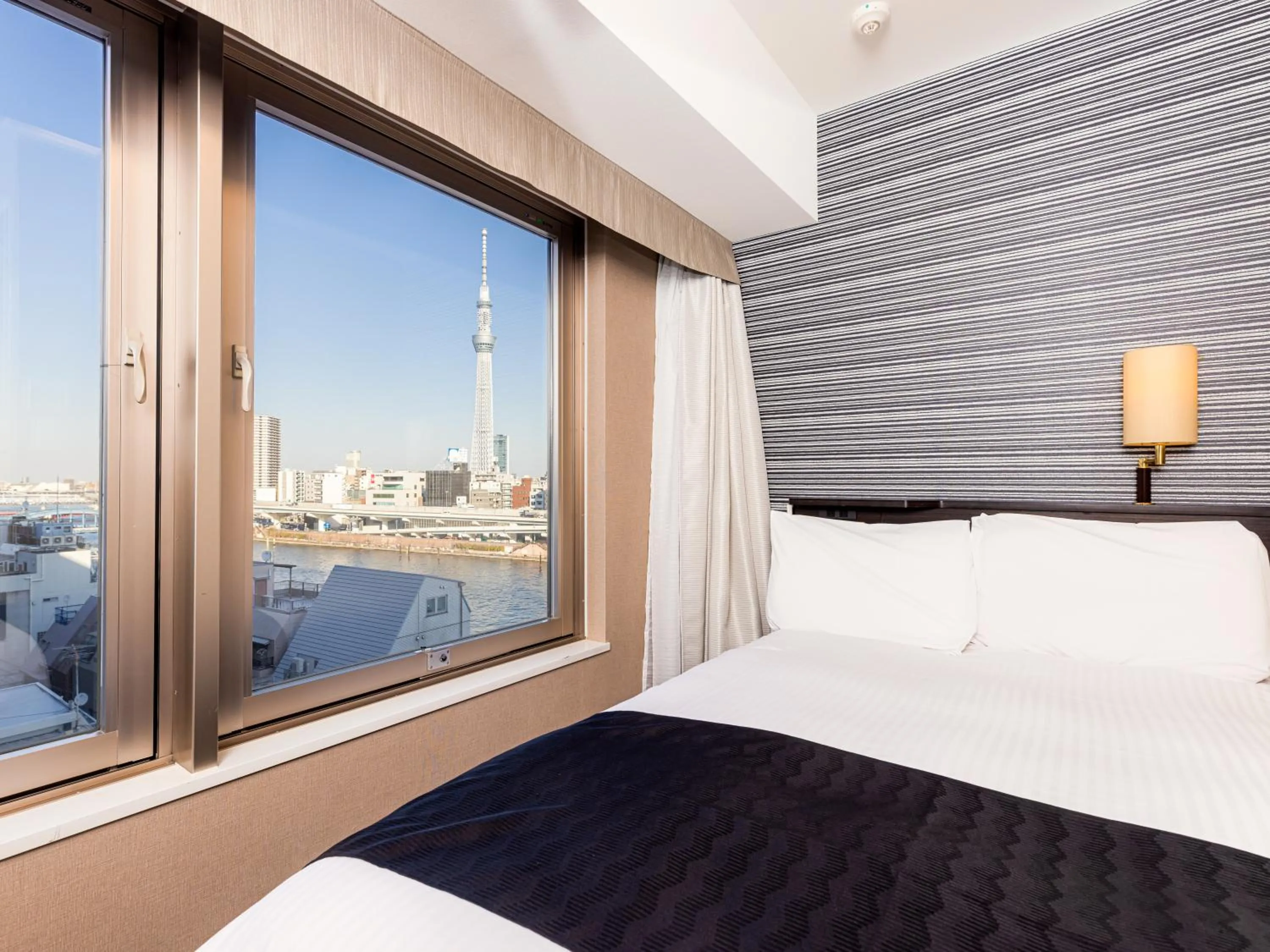 Photo of the whole room, Bed in APA Hotel Asakusa Kuramae