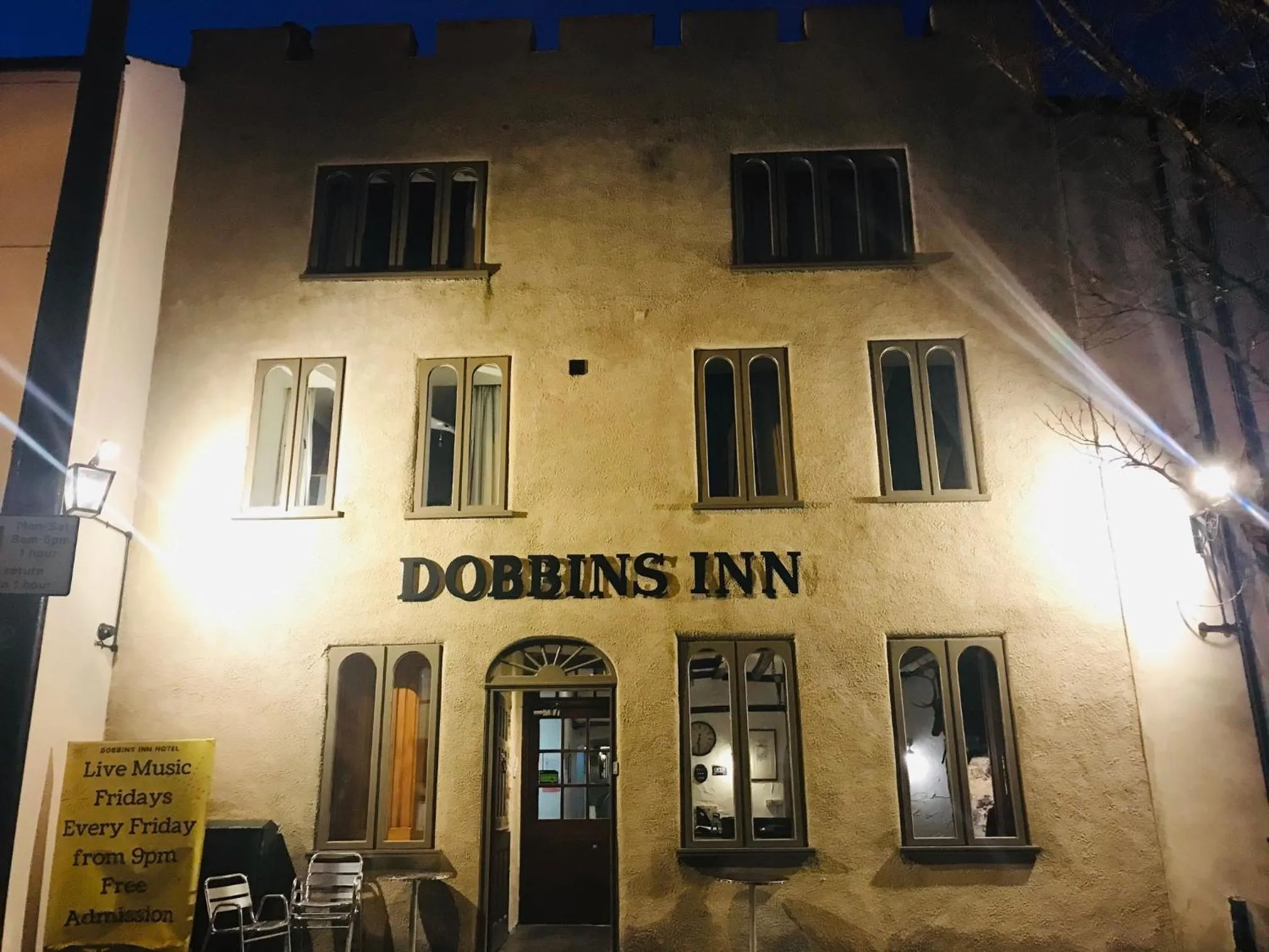 Facade/entrance in Dobbins Inn