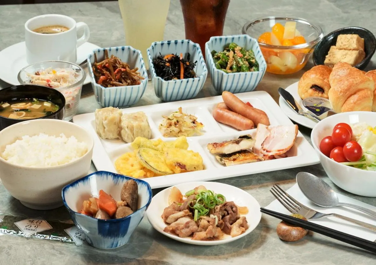 Buffet breakfast in APA Hotel Namba Shinsaibashi