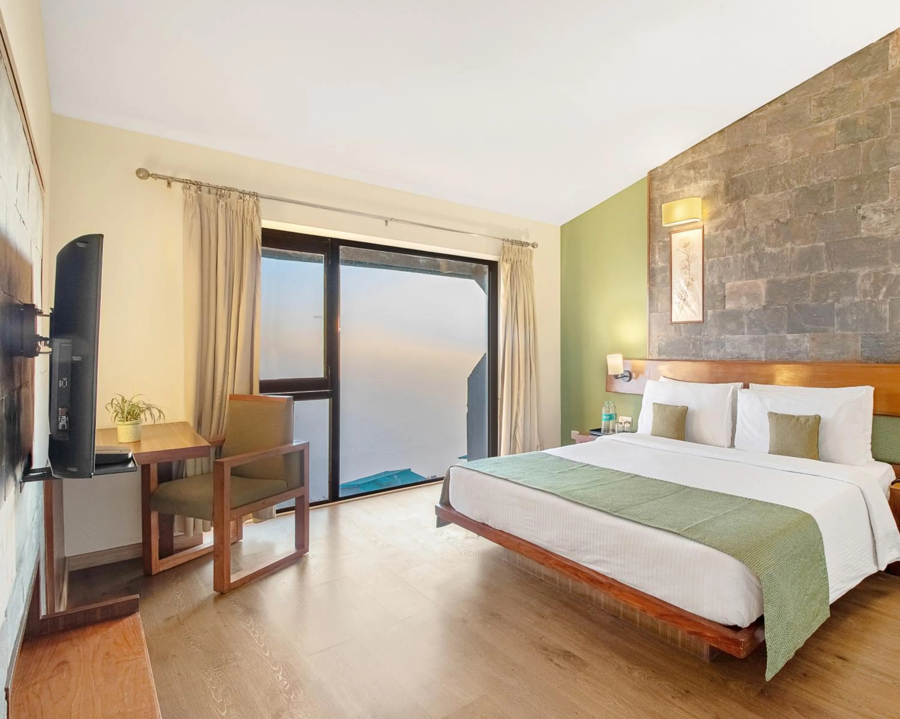 View (from property/room), Bed in Sterling Mussoorie