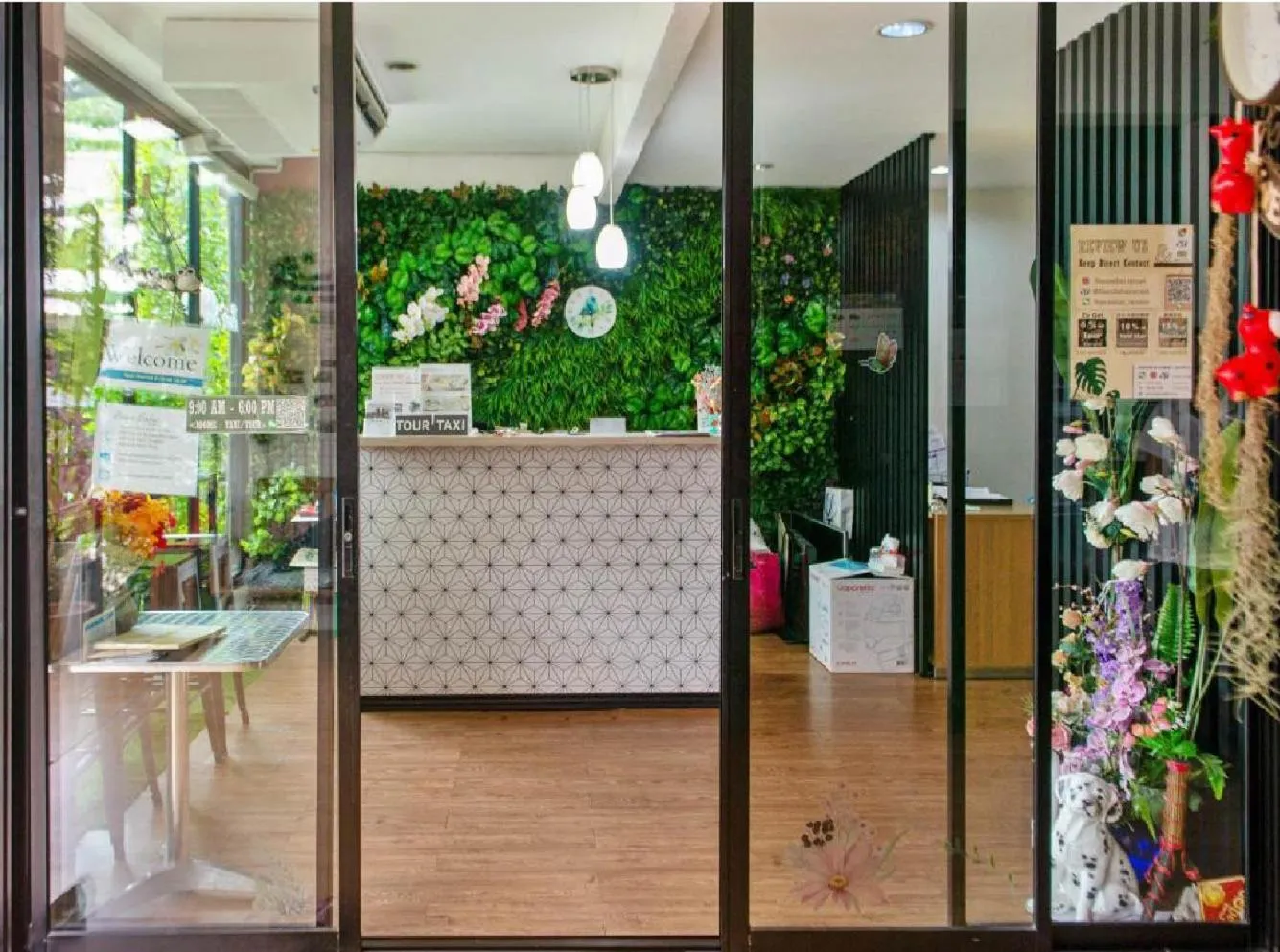 Lobby or reception in Baan Sabai Rama IV Apartment