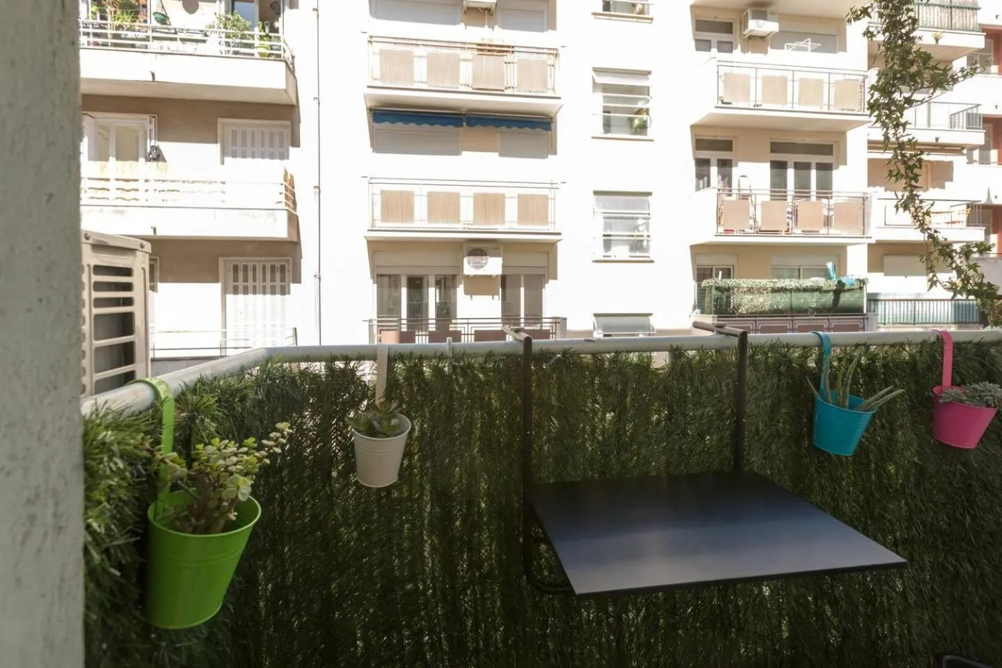Balcony/Terrace in Nicelidays - Le Berlioz - city central - 7min from beaches