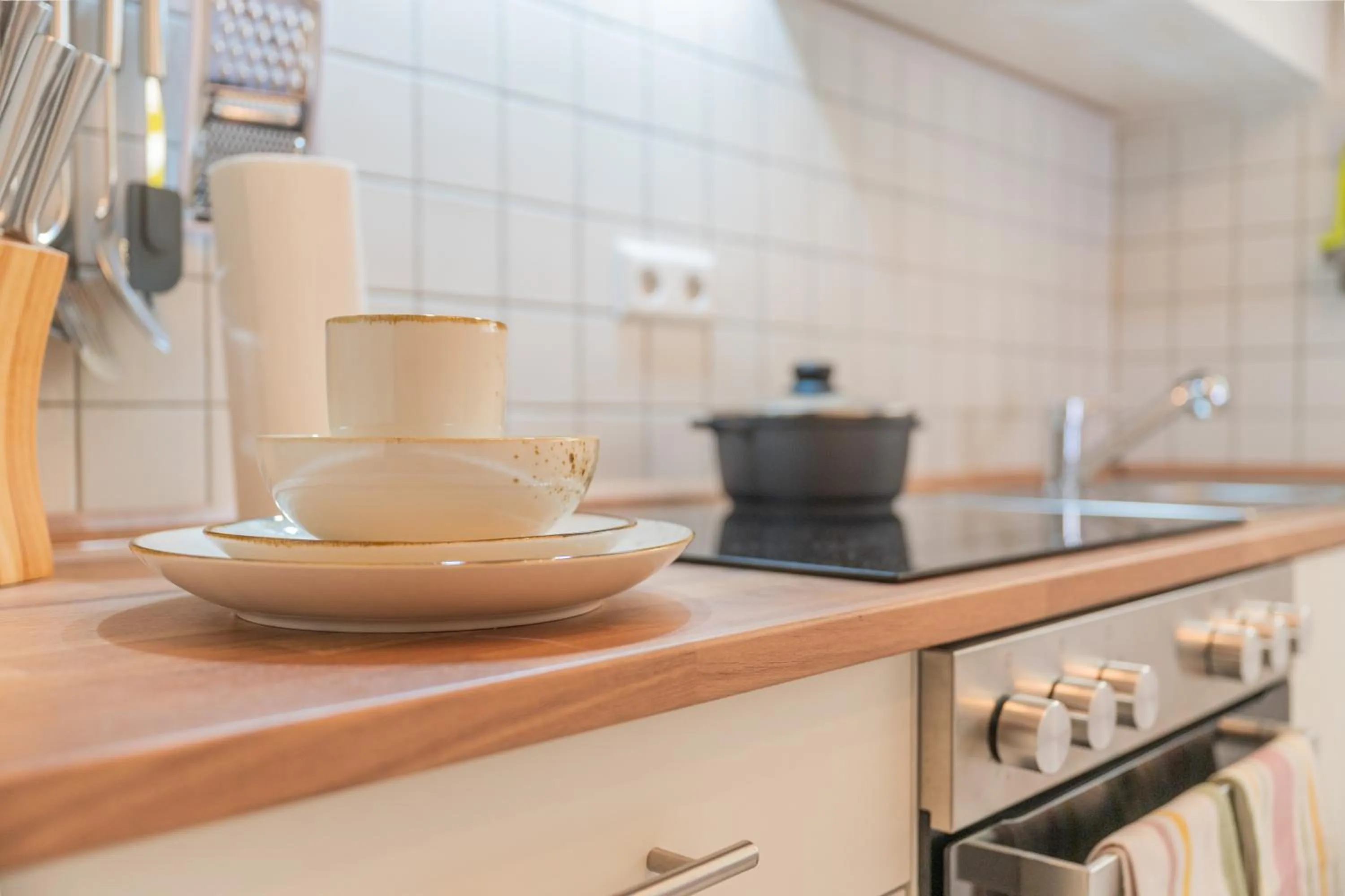 Kitchen or kitchenette in Hotel Ochsen