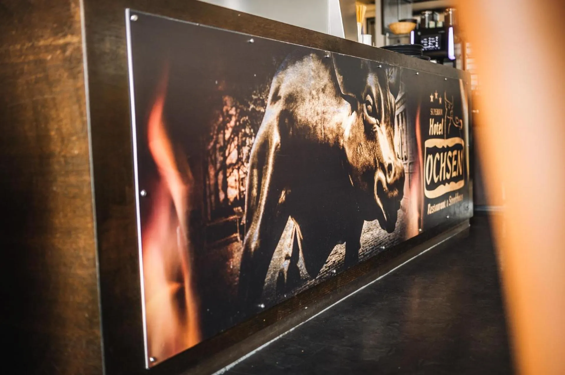 Decorative detail in Hotel Ochsen