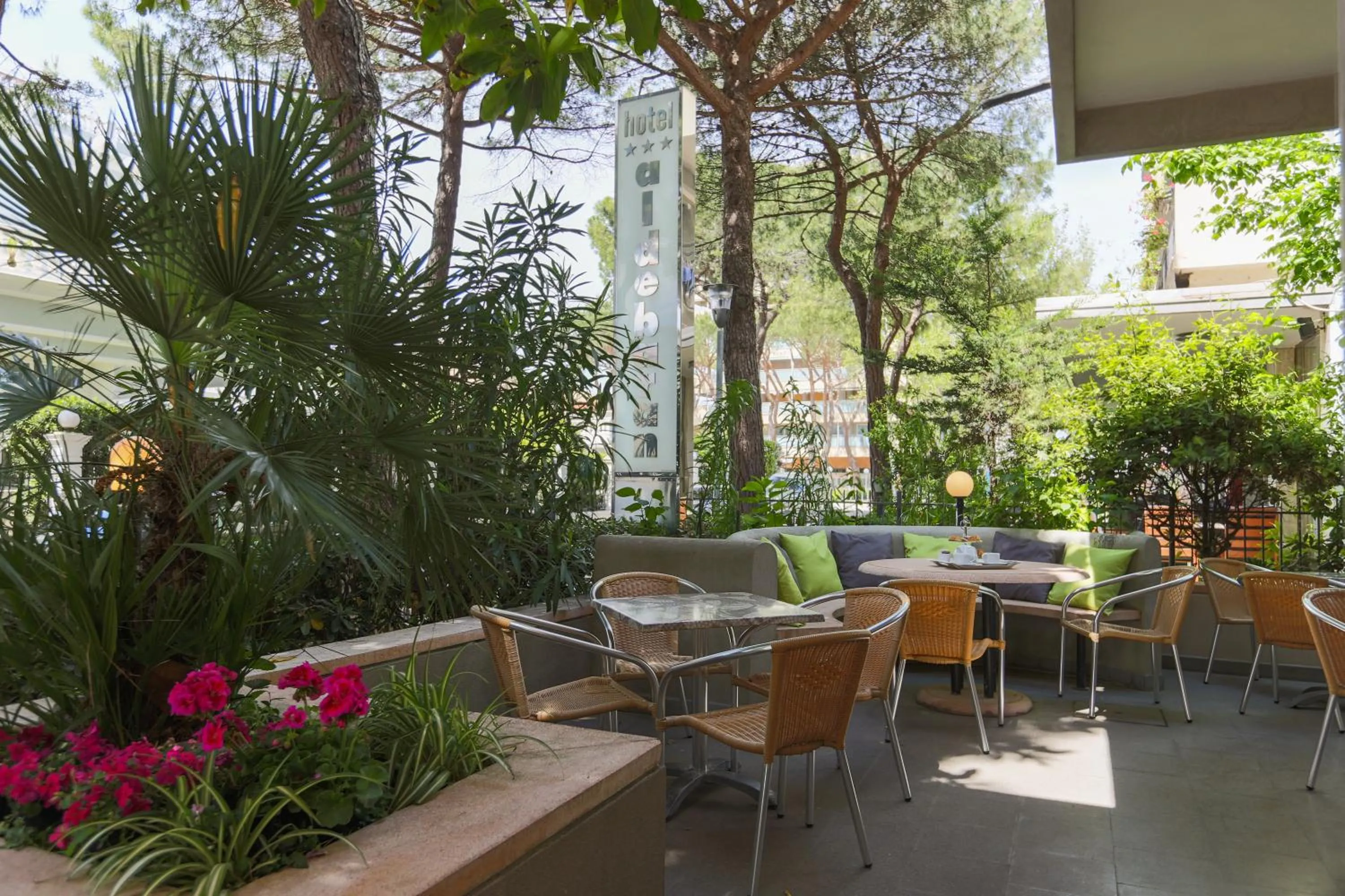 Garden in Hotel Aldebaran