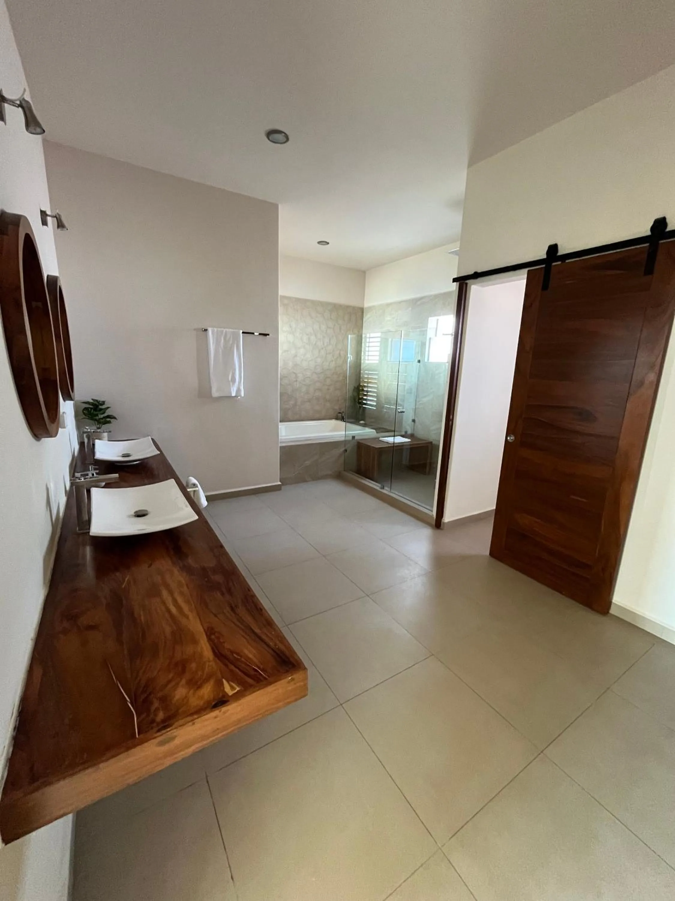 Shower in Paamul Hotel