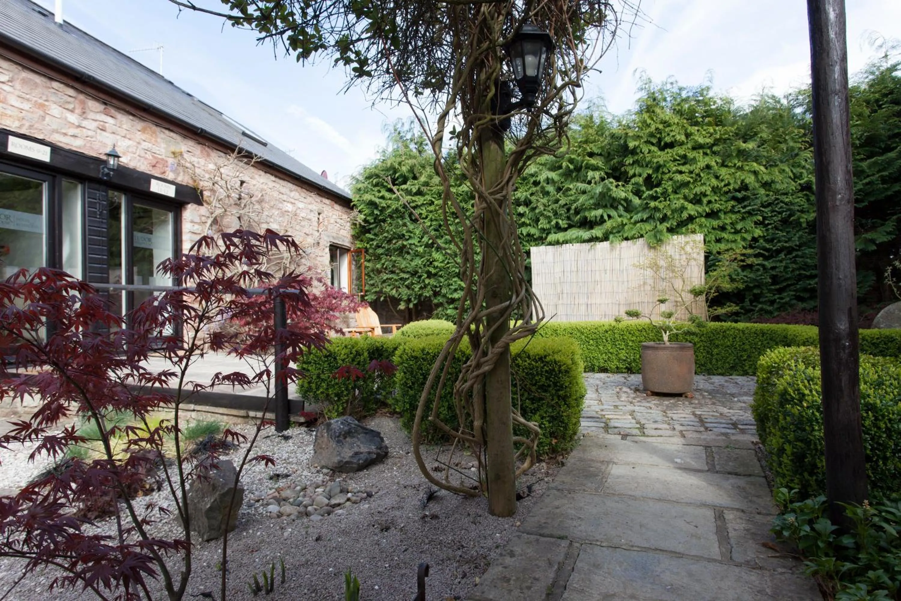 Double or Twin Room with Garden View in Tudor Farmhouse Hotel