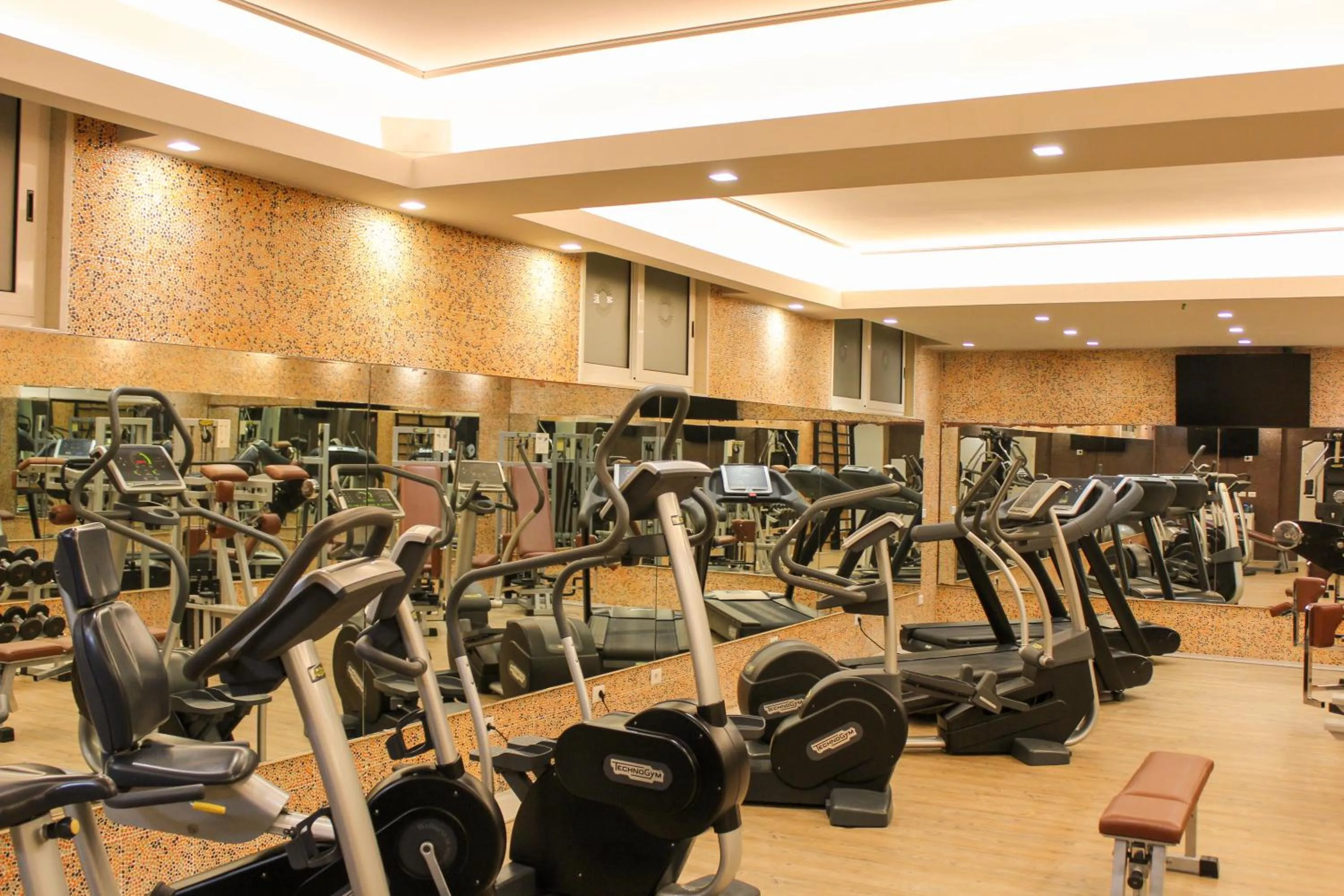 Fitness centre/facilities in Bianco Riccio Suite Hotel