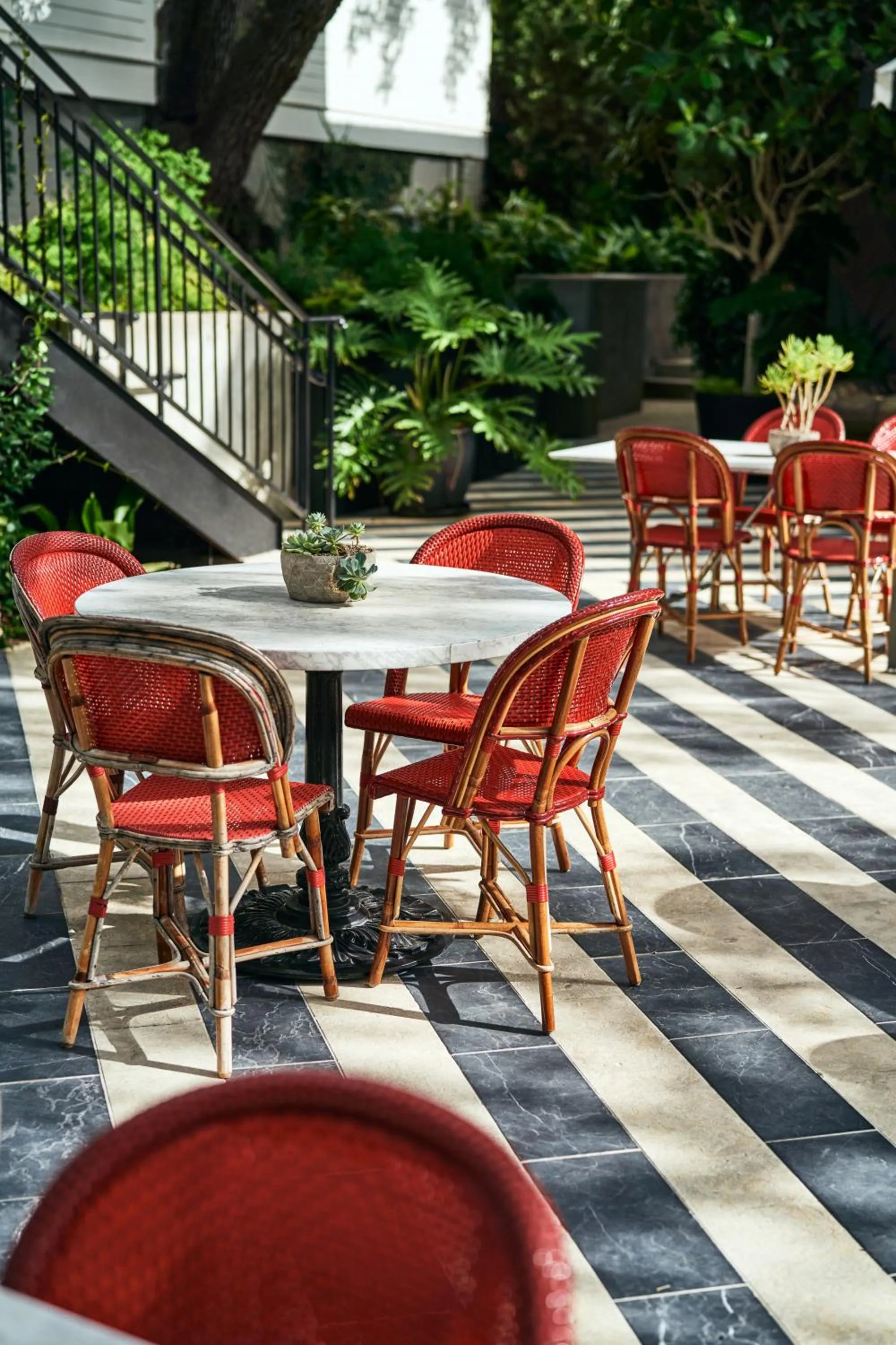 Patio in Hotel Saint Cecilia