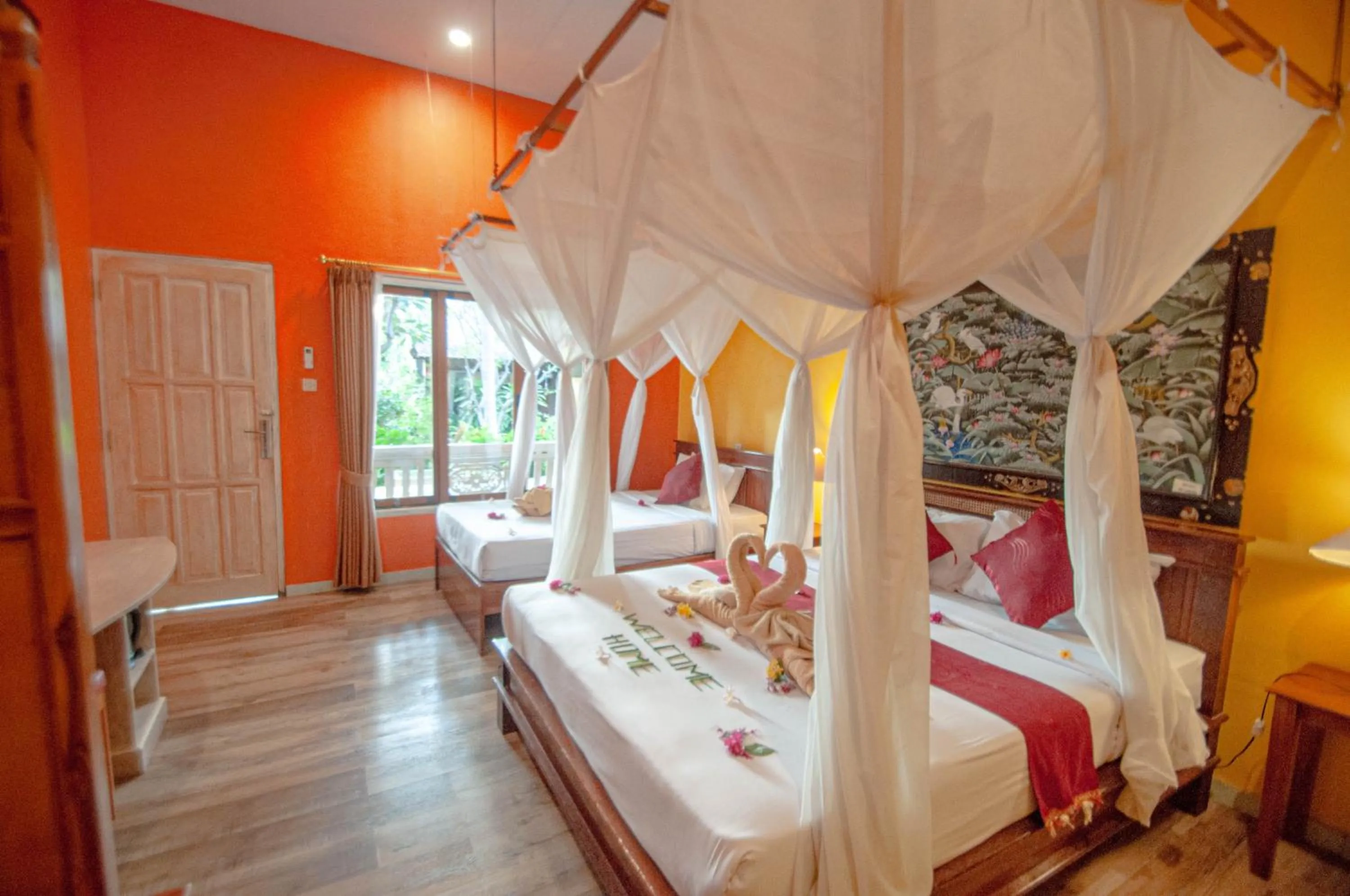 Bedroom, Bed in Kubuku Eco Dive Lodge and Yoga