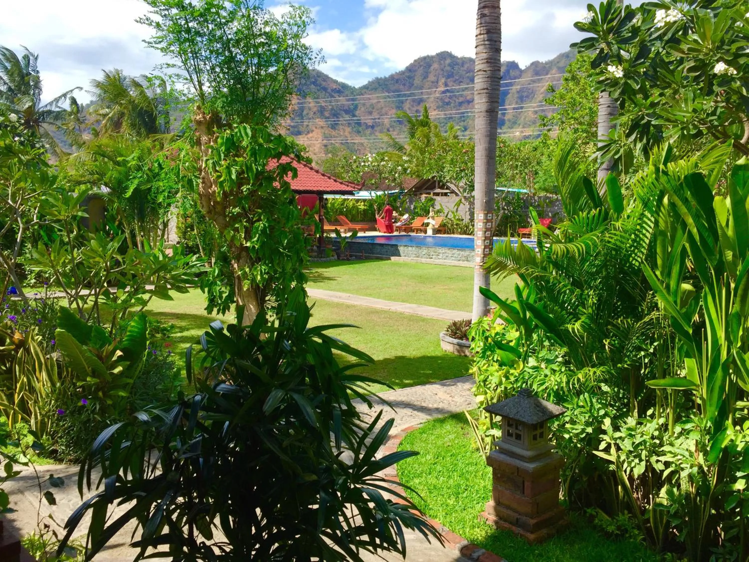 Balcony/Terrace in Kubuku Eco Dive Lodge and Yoga