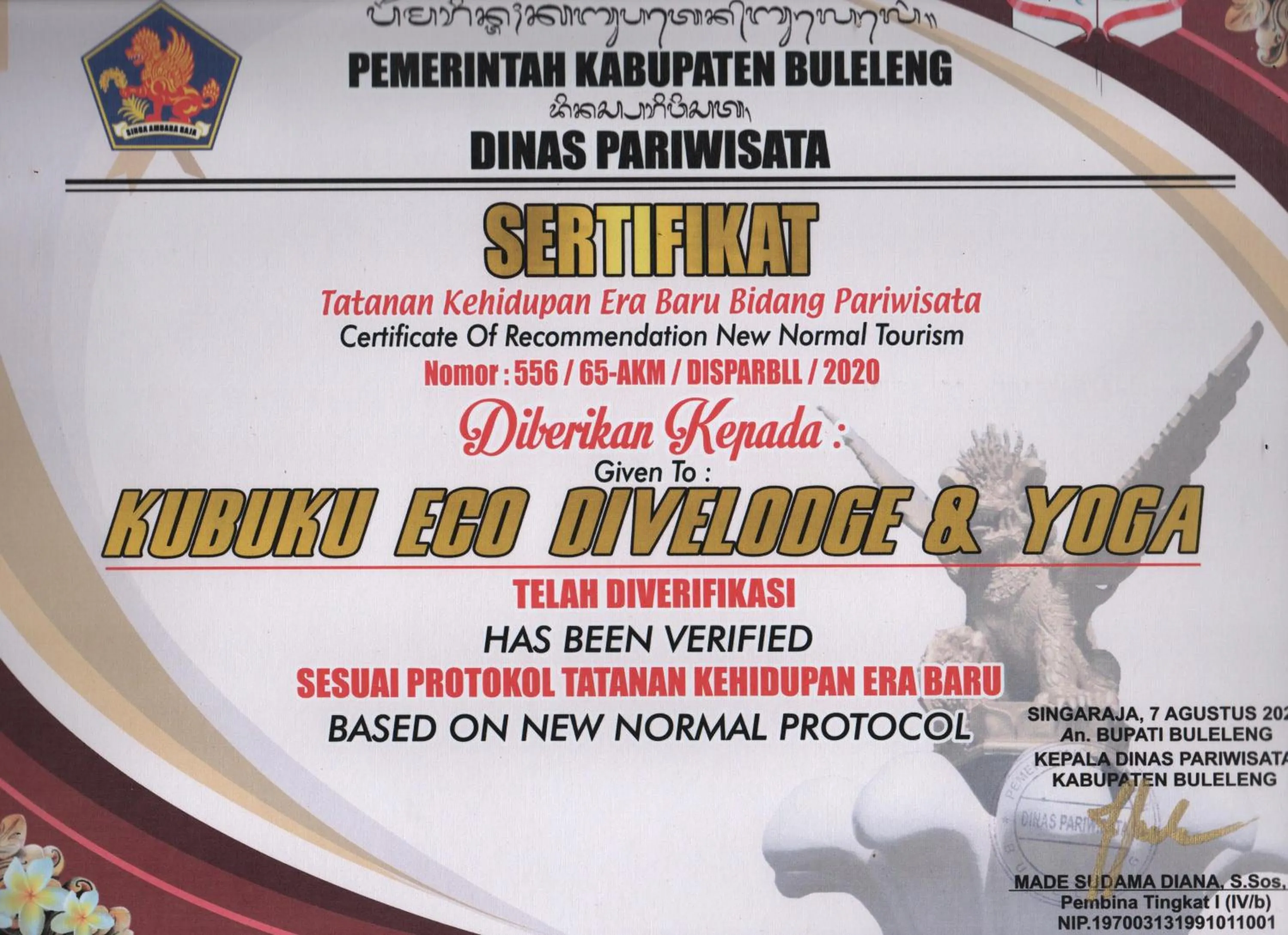 Property building in Kubuku Eco Dive Lodge and Yoga