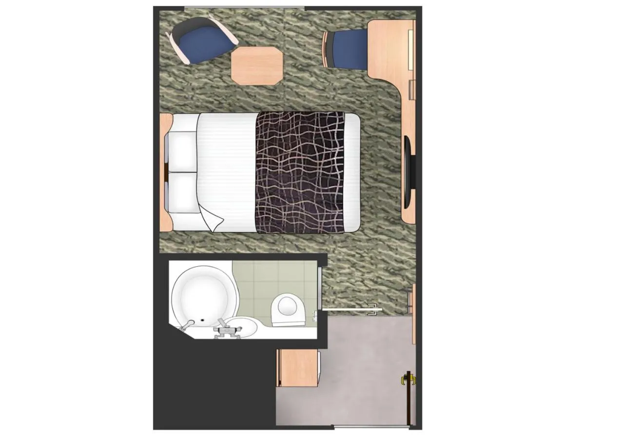 Floor plan in APA Hotel Kyoto Gion Excellent