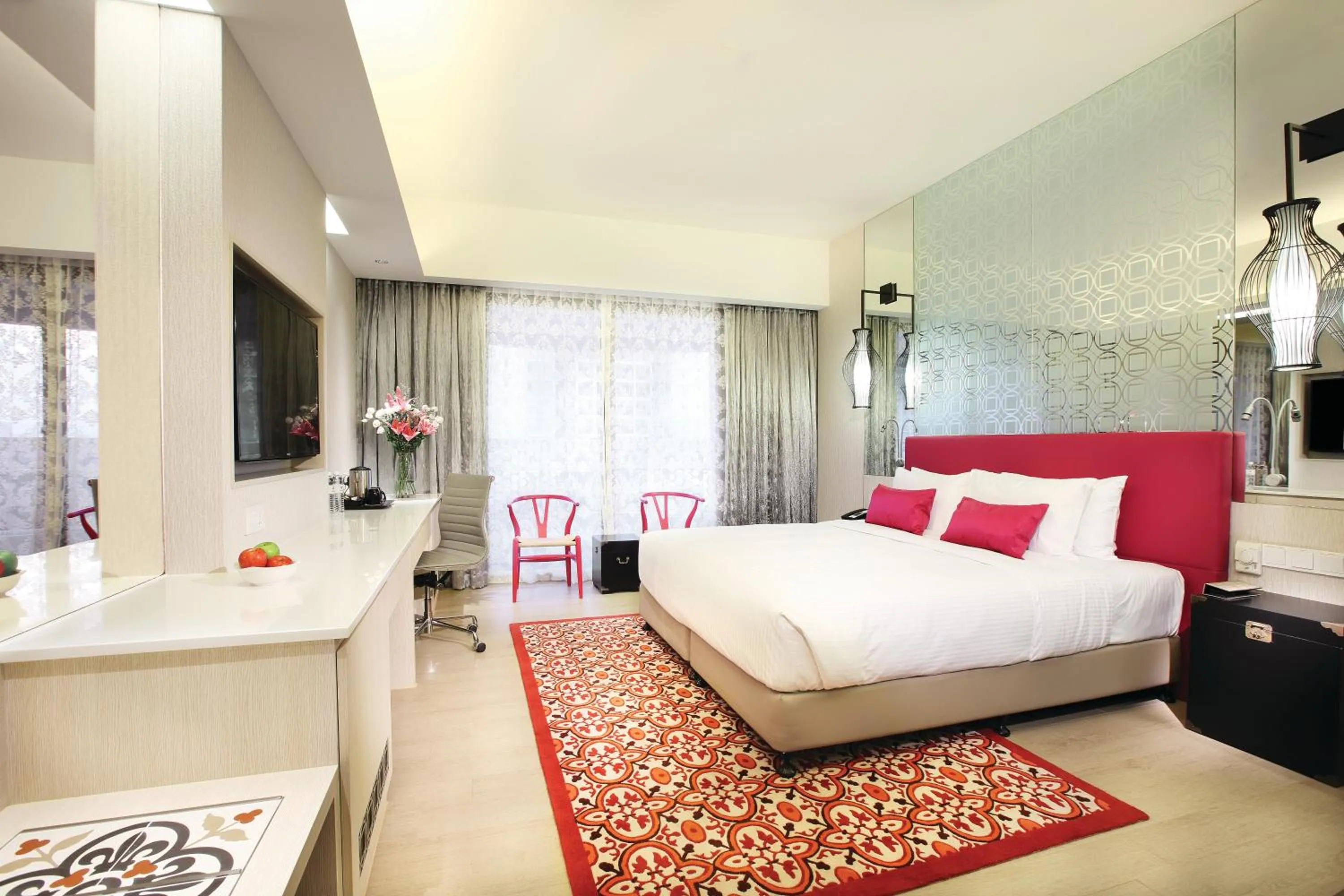 Photo of the whole room, Bed in Village Hotel Katong by Far East Hospitality