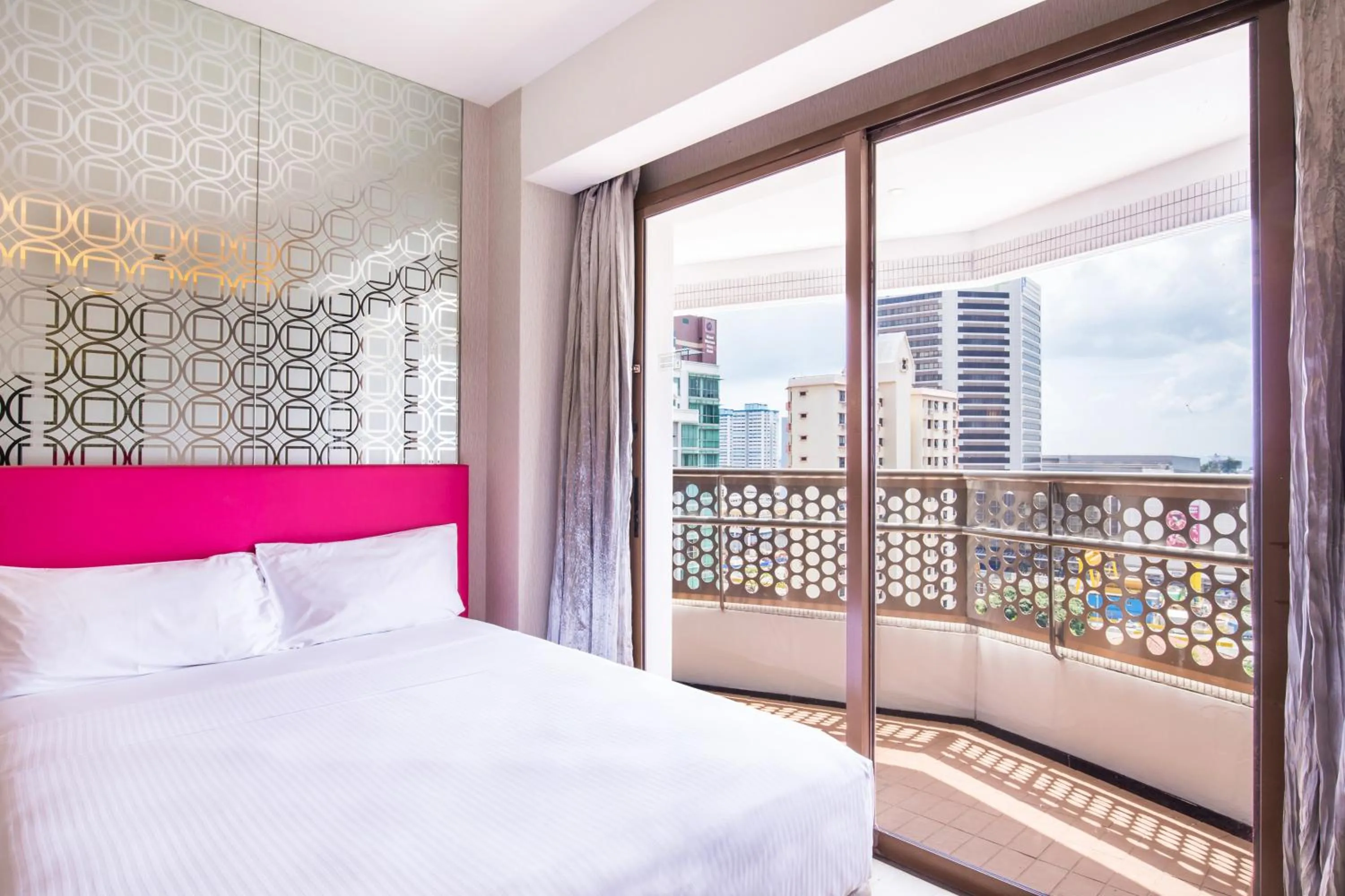 Bed in Village Hotel Katong by Far East Hospitality