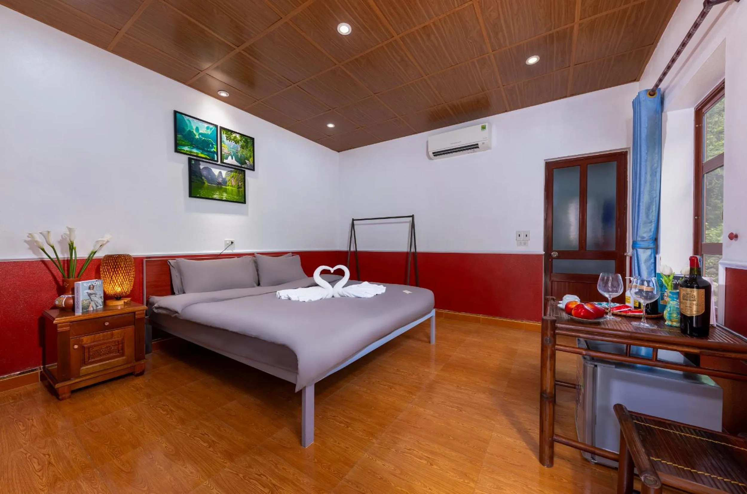 Bed in Trang An Spring Garden Homestay