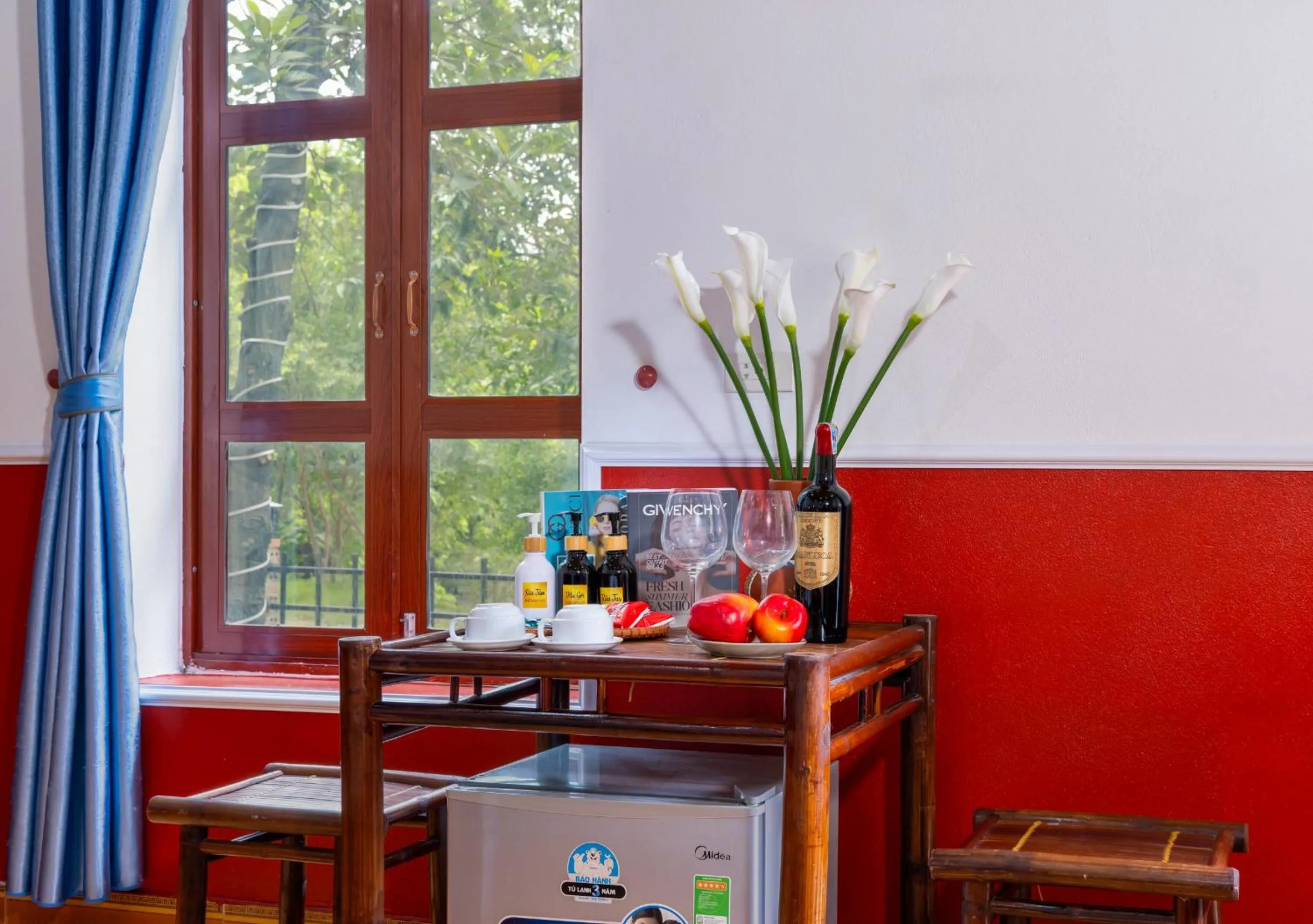 Quiet street view in Trang An Spring Garden Homestay