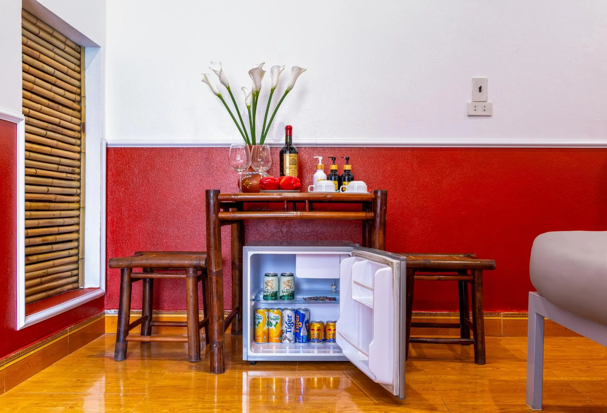 Seating area in Trang An Spring Garden Homestay