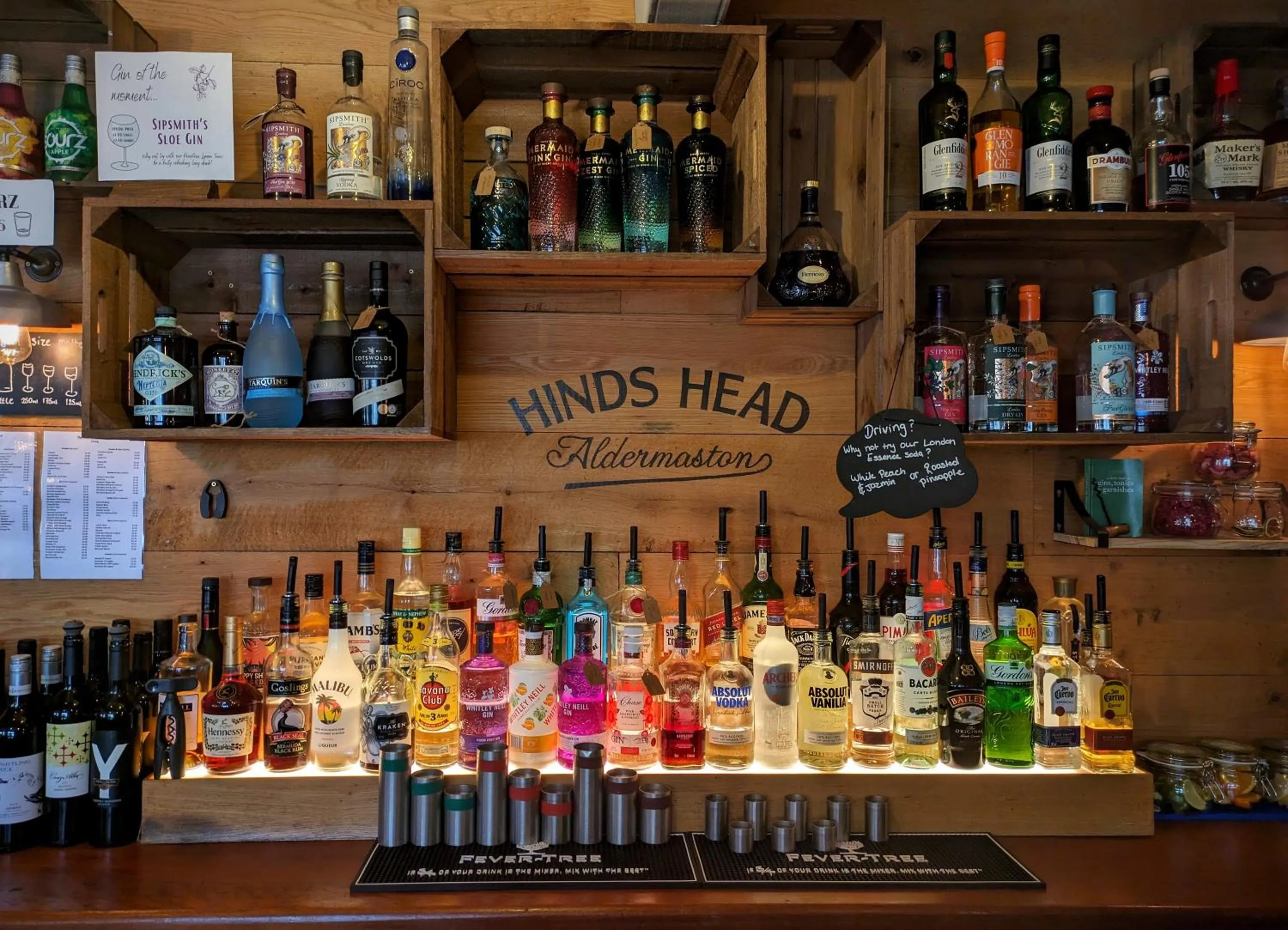 Lounge or bar in Hinds Head
