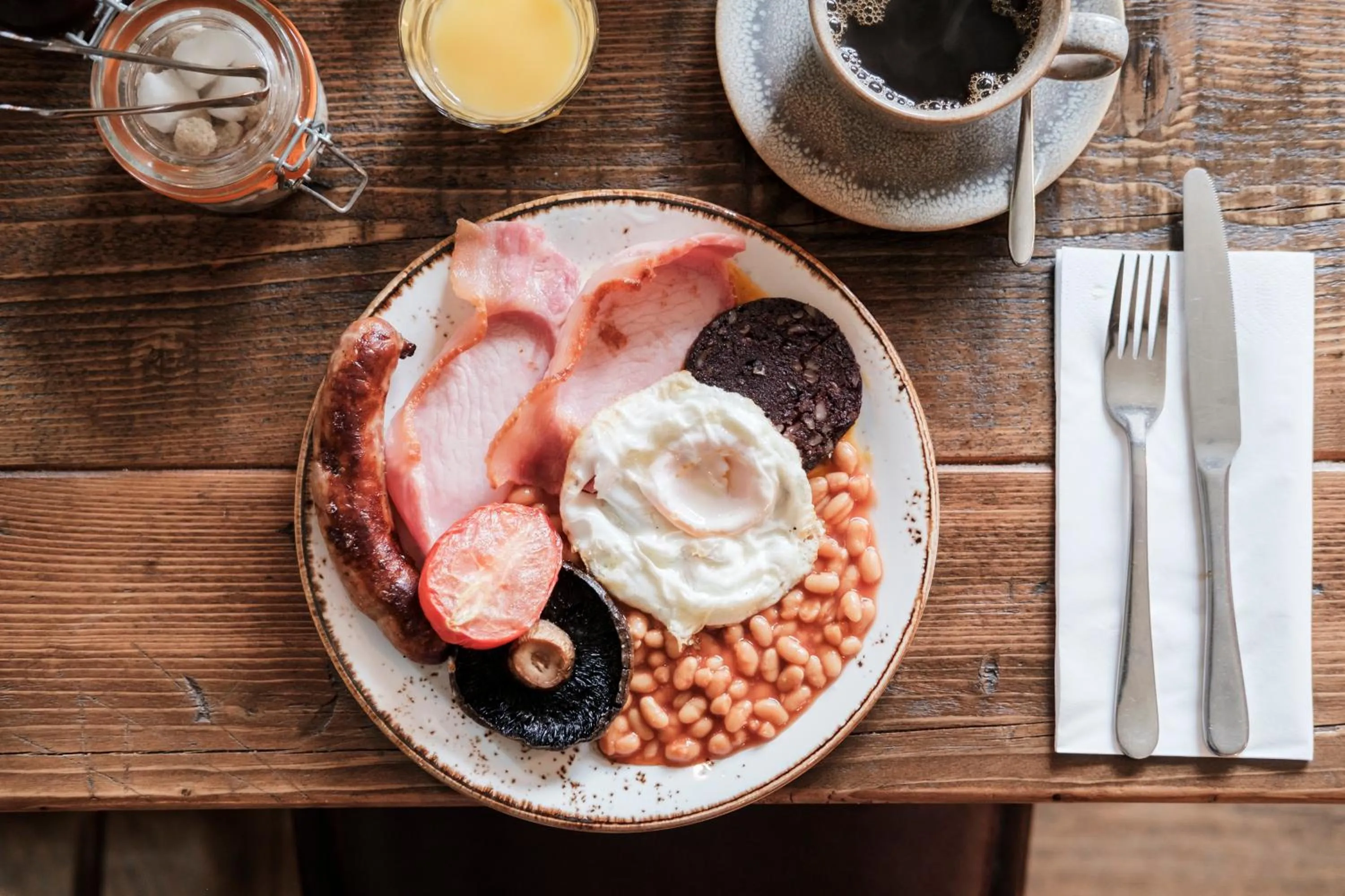 English/Irish breakfast in Hinds Head