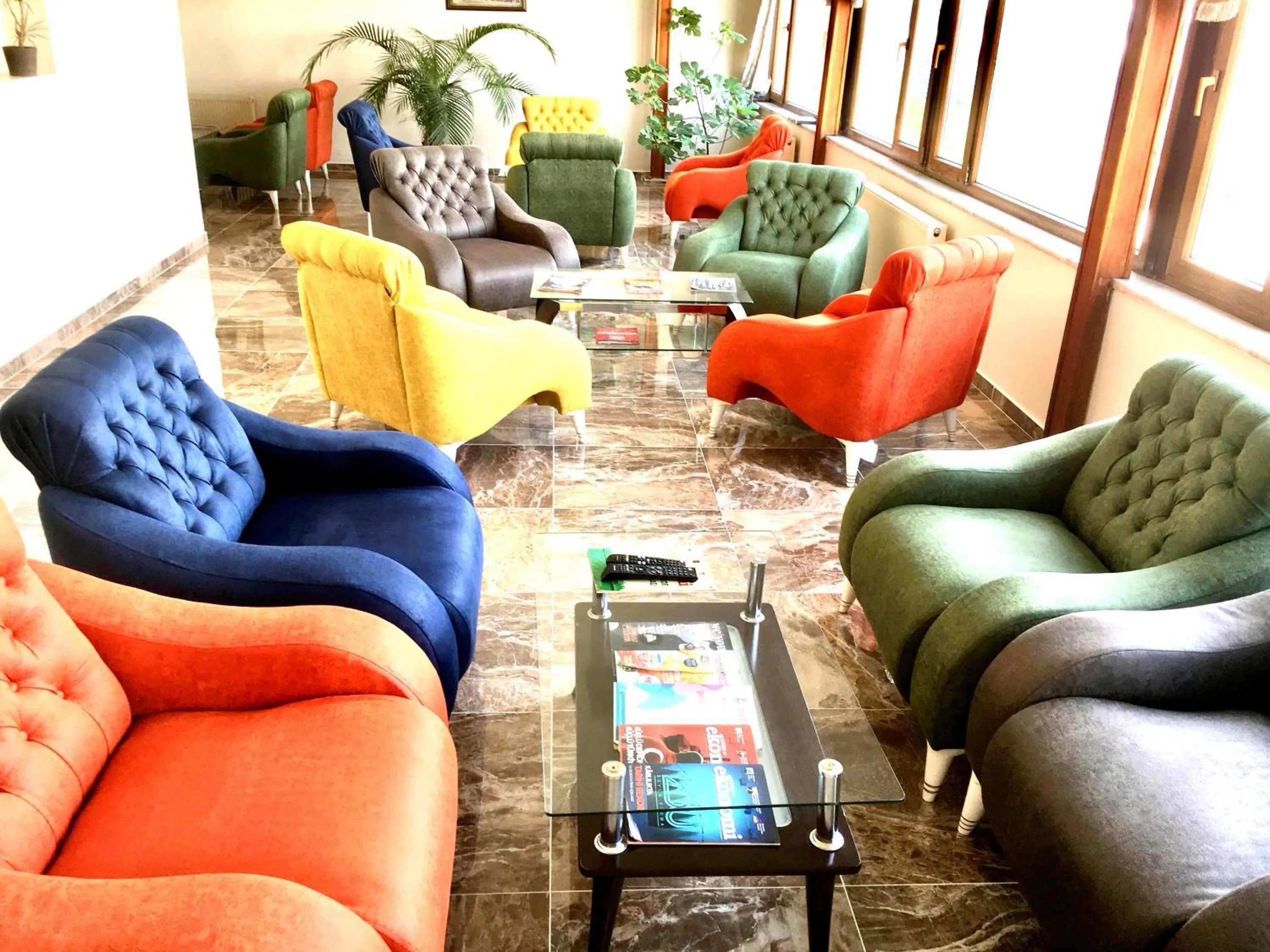 Communal lounge/ TV room in Ceylan Hotel