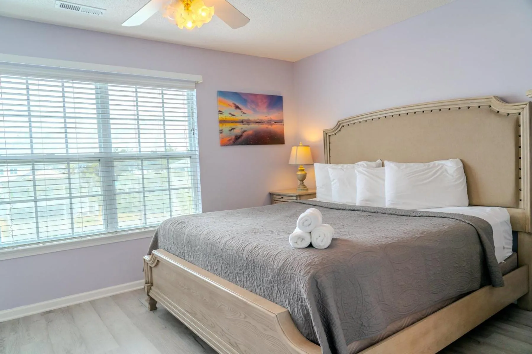 Bed in Sea Pond Villa Unit 3