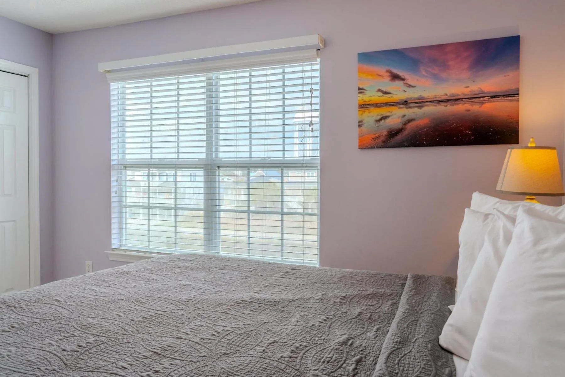 Bed in Sea Pond Villa Unit 3