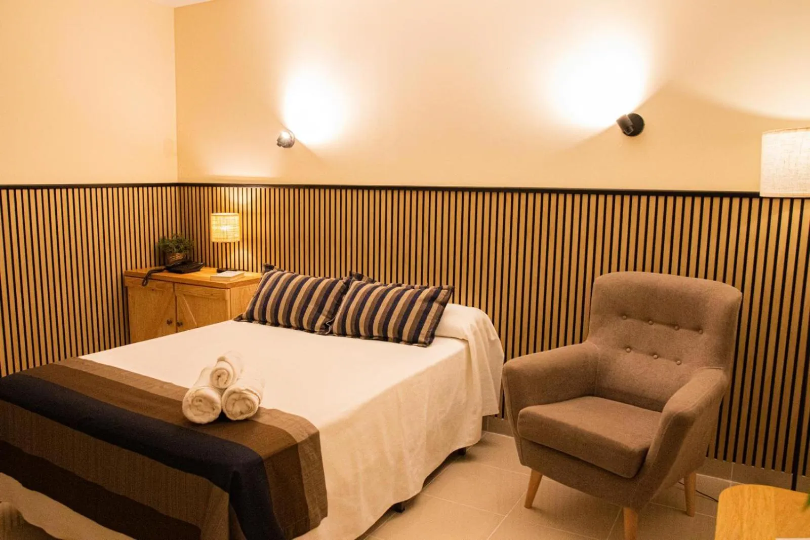 Bed in Hotel Escuela San Cristobal