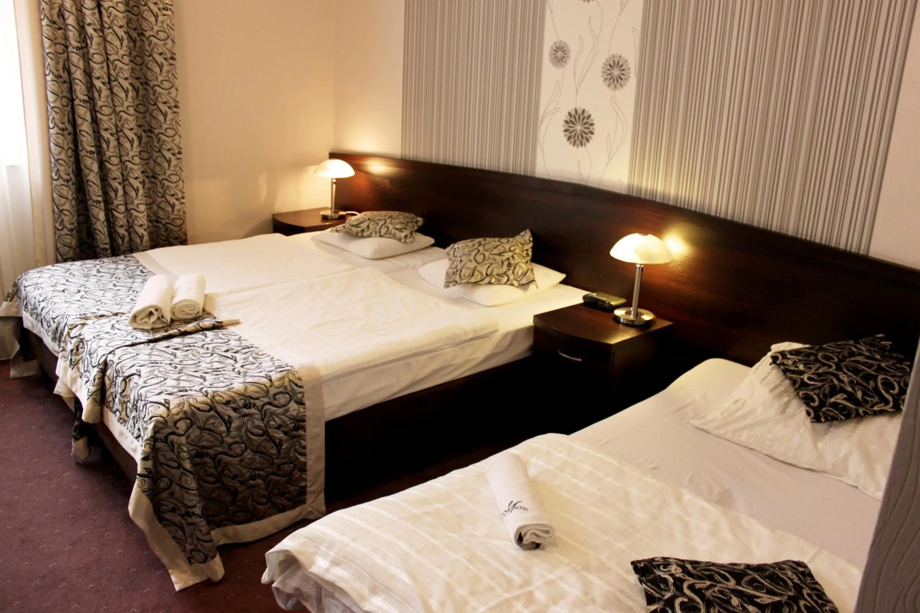 Bed in Hotel Monet & Rubbens