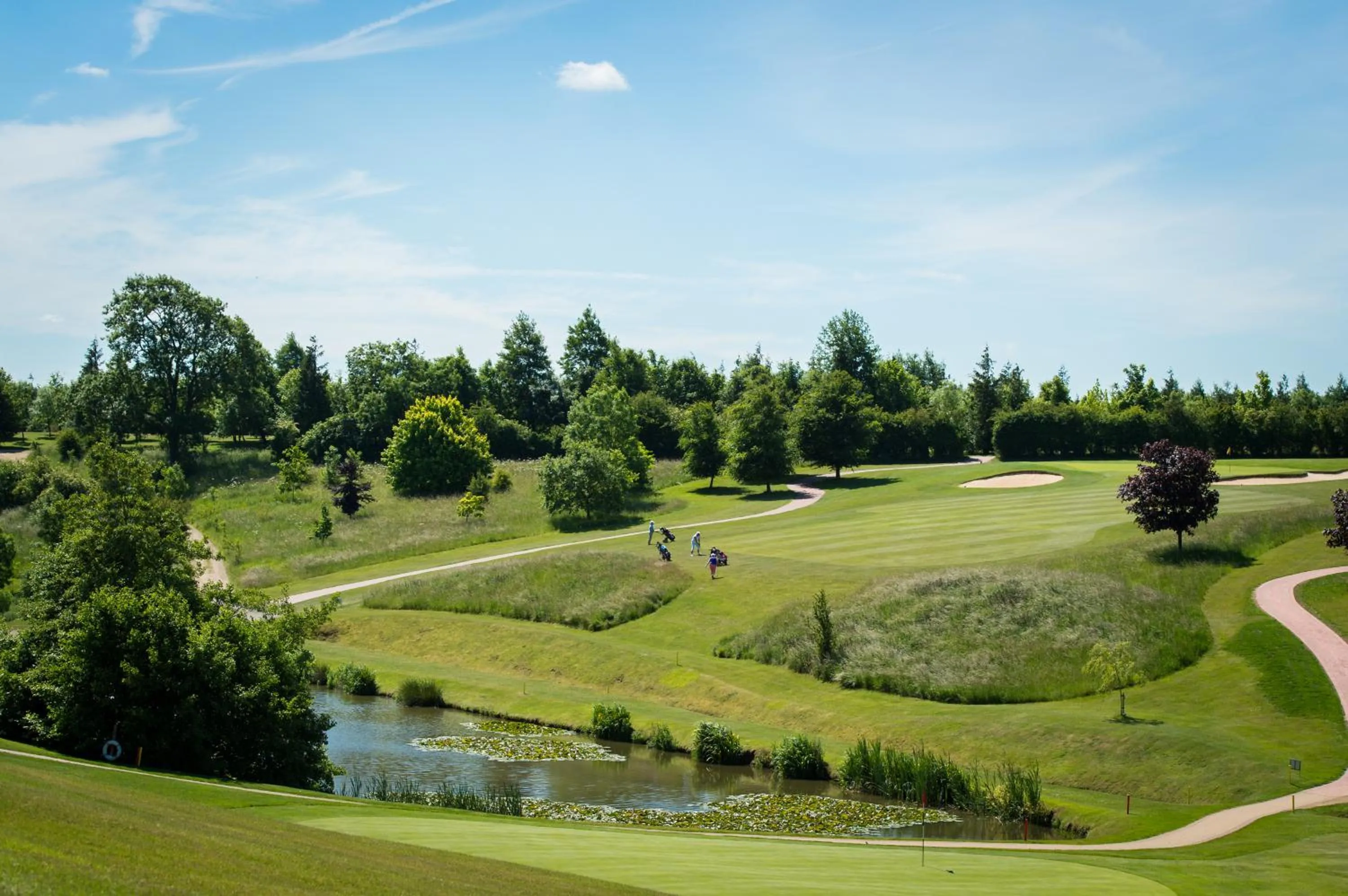 Lake view in Greetham Valley