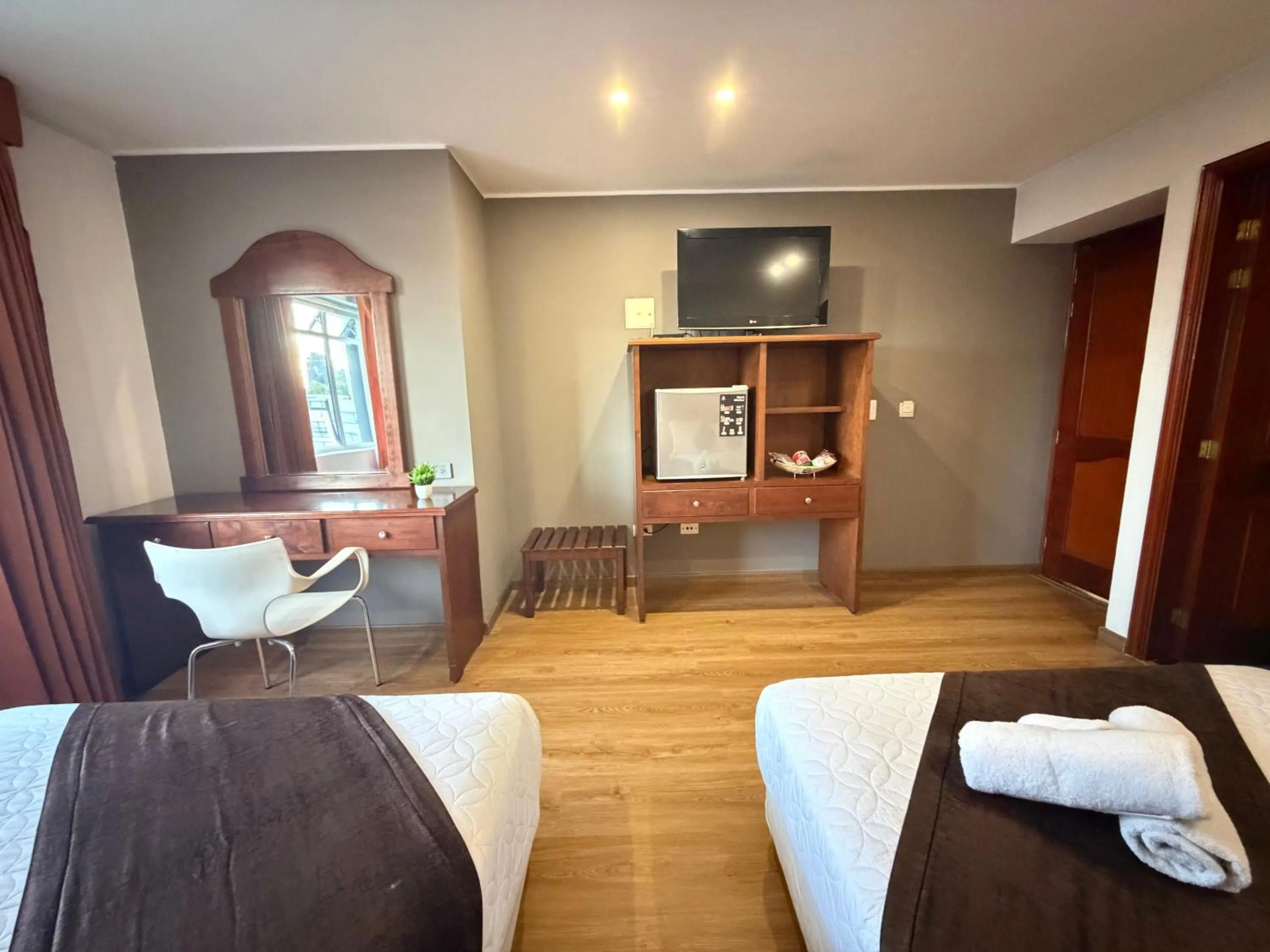 Bed in Blu Inn Hotel