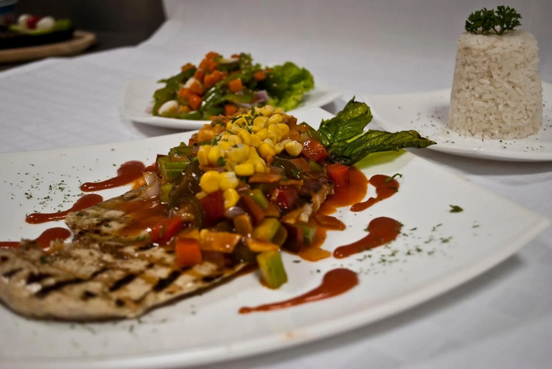 Food close-up in Blu Inn Hotel