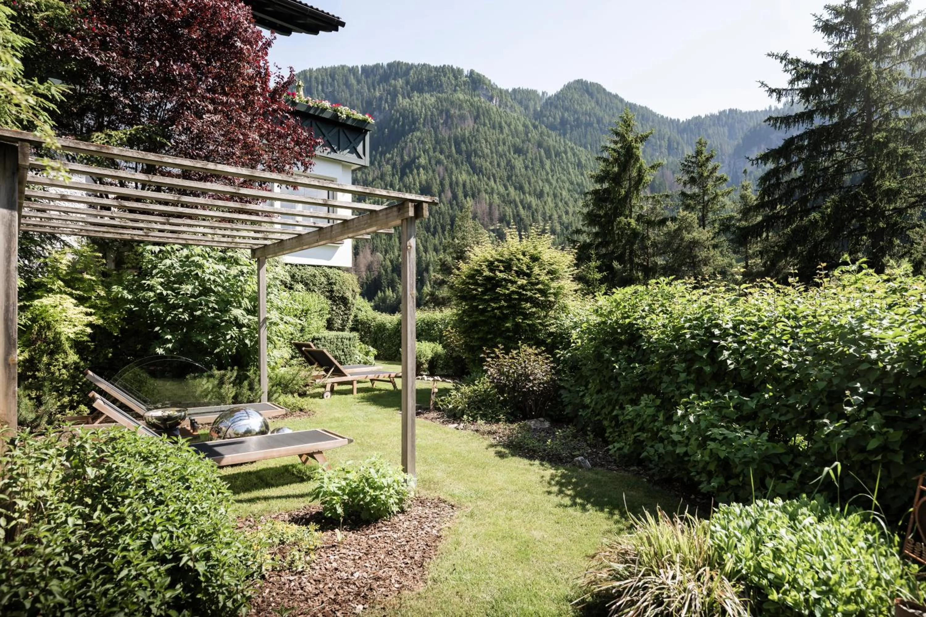 Garden in Alpstay - Chalet Hotel Hartmann - Adults Only