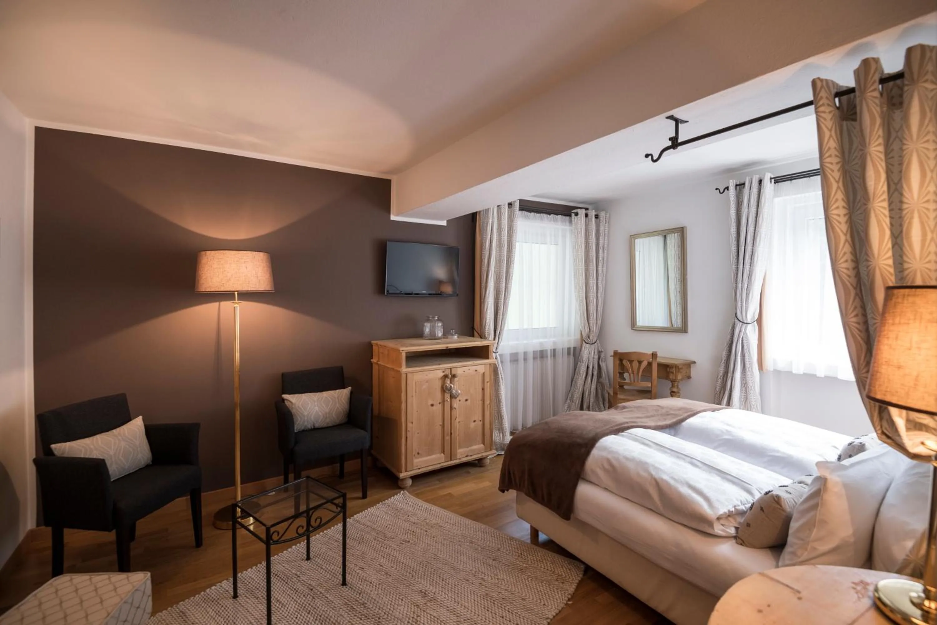 Bed in Alpstay - Chalet Hotel Hartmann - Adults Only