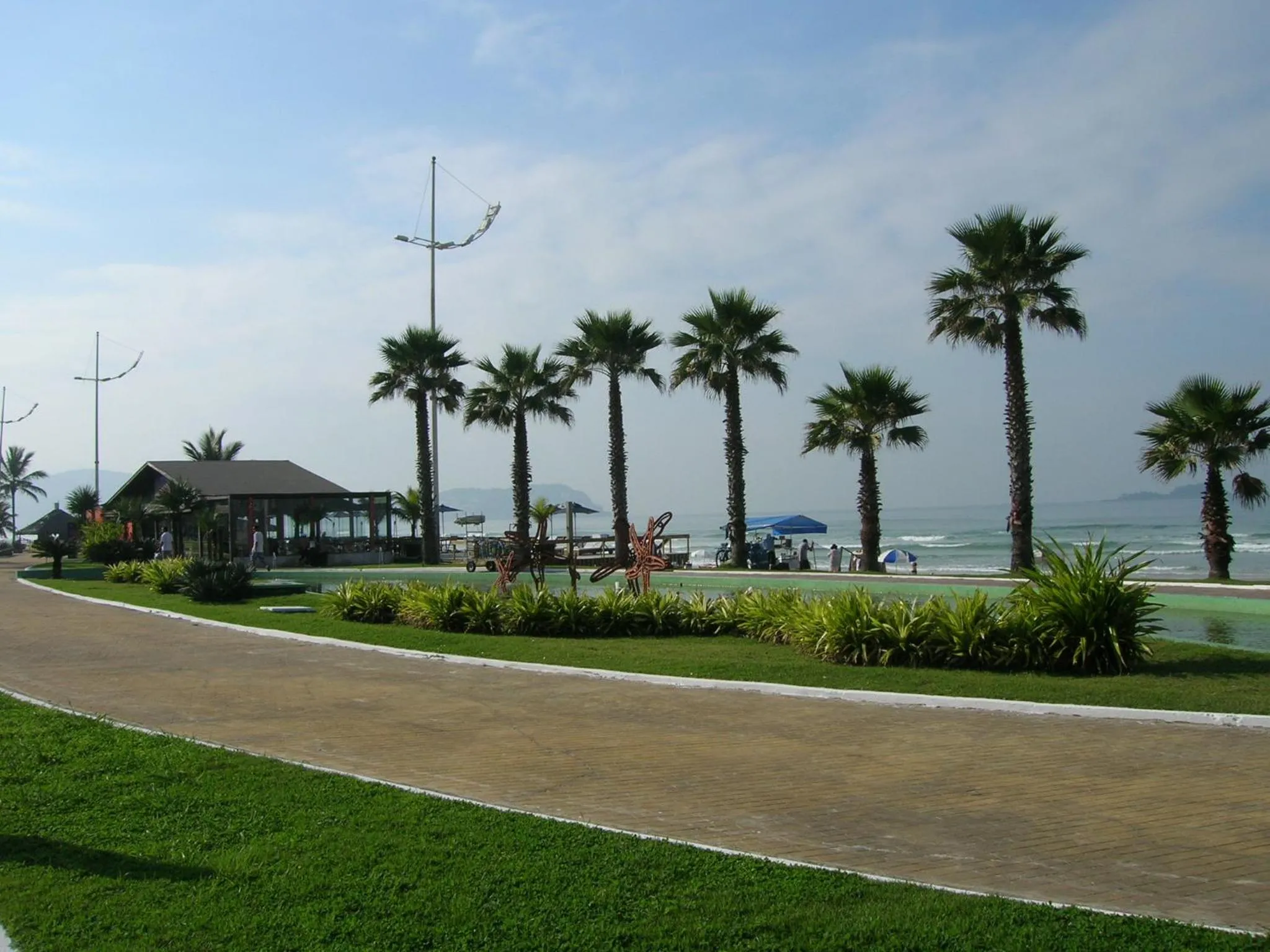 Beach in Apartamento Enseada Guarujá