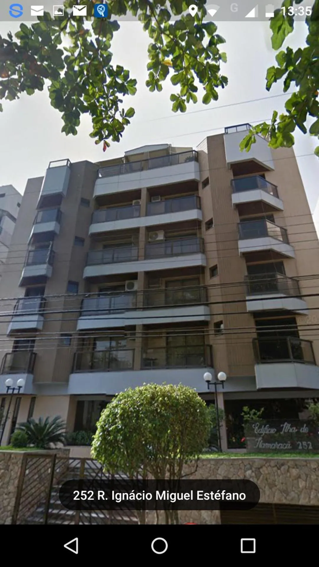 Property building in Apartamento Enseada Guarujá