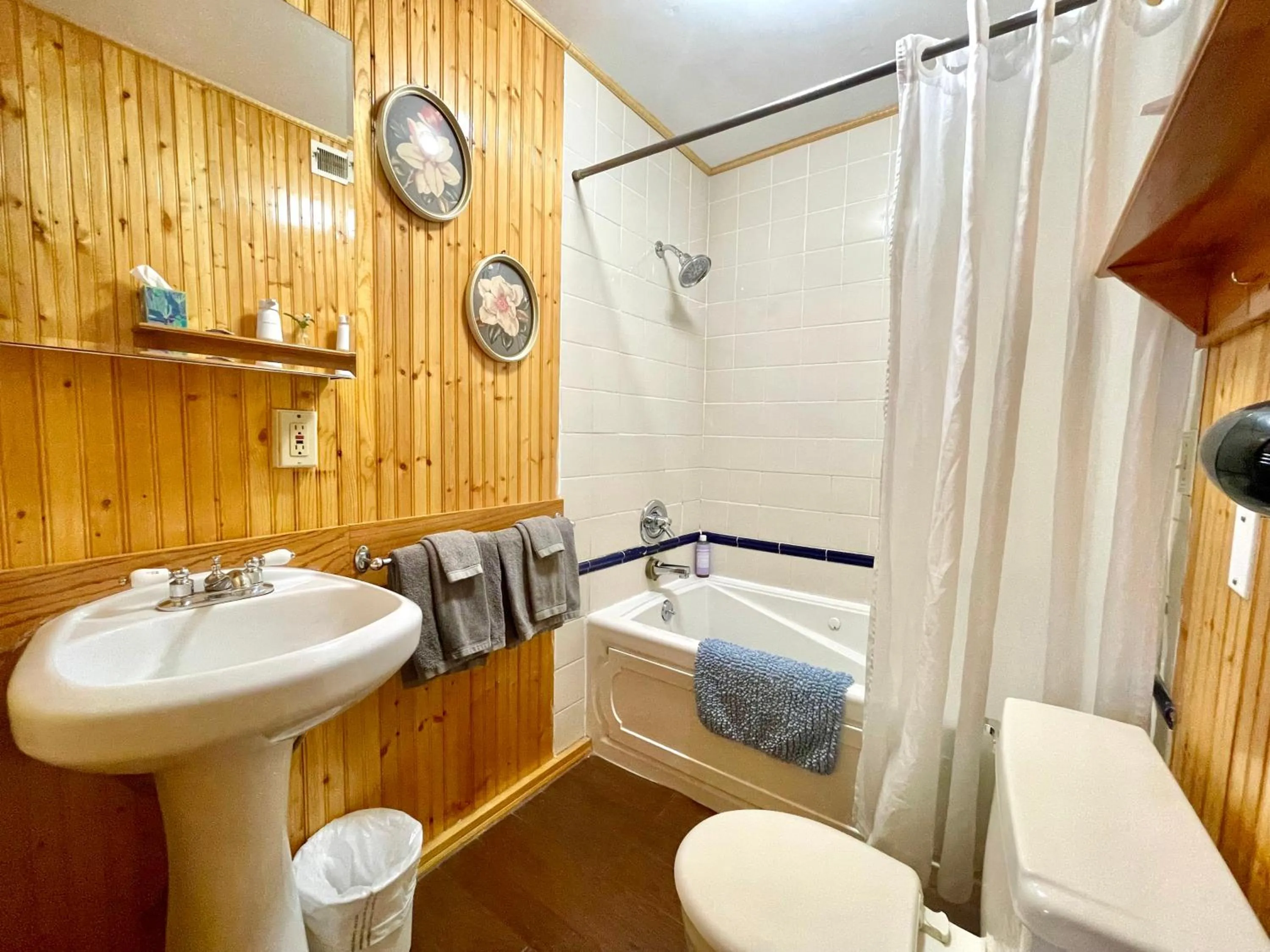 Shower in Fireside Inn & Hostel