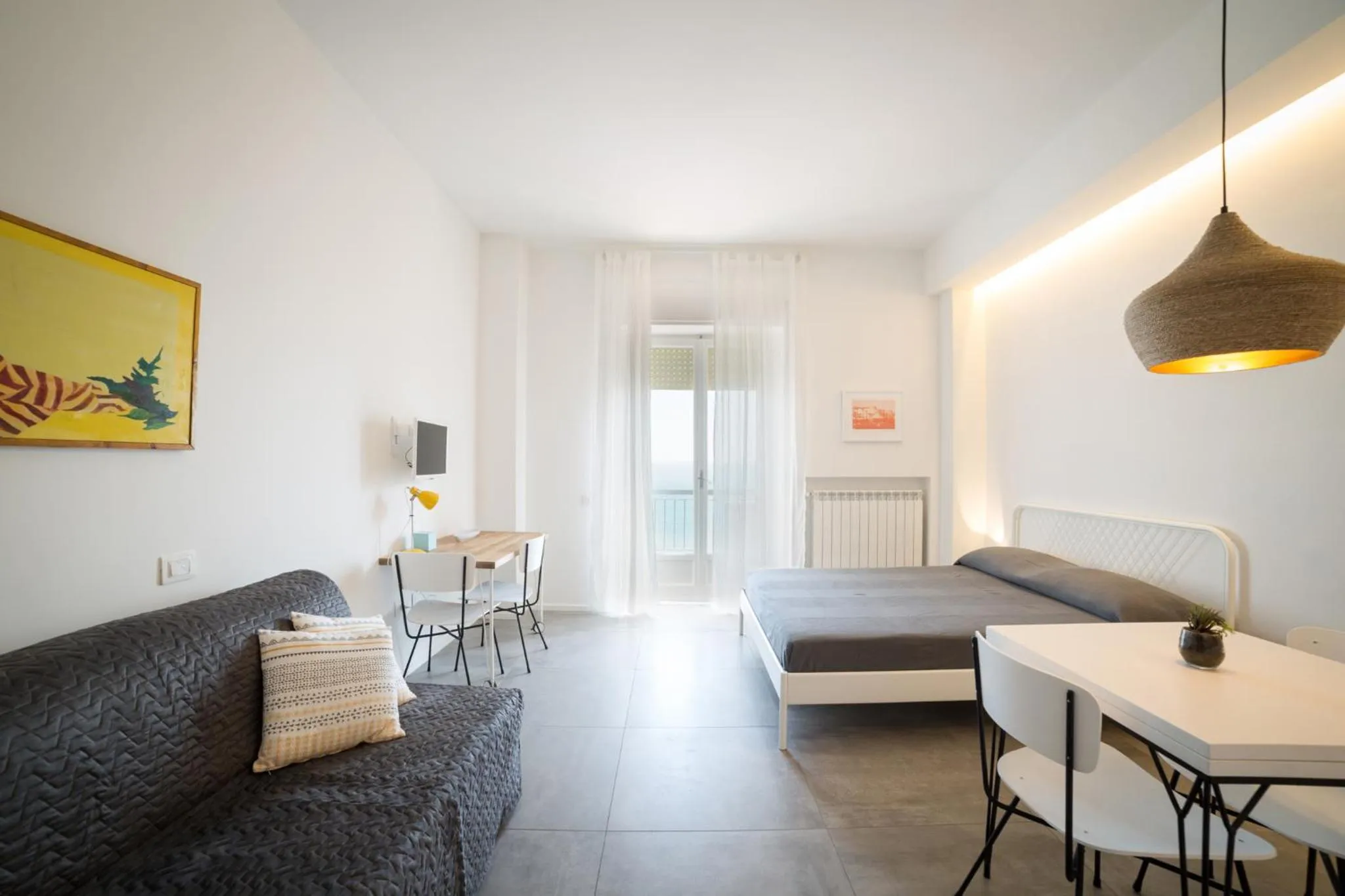 View (from property/room), Bed in Salsedine Sea View