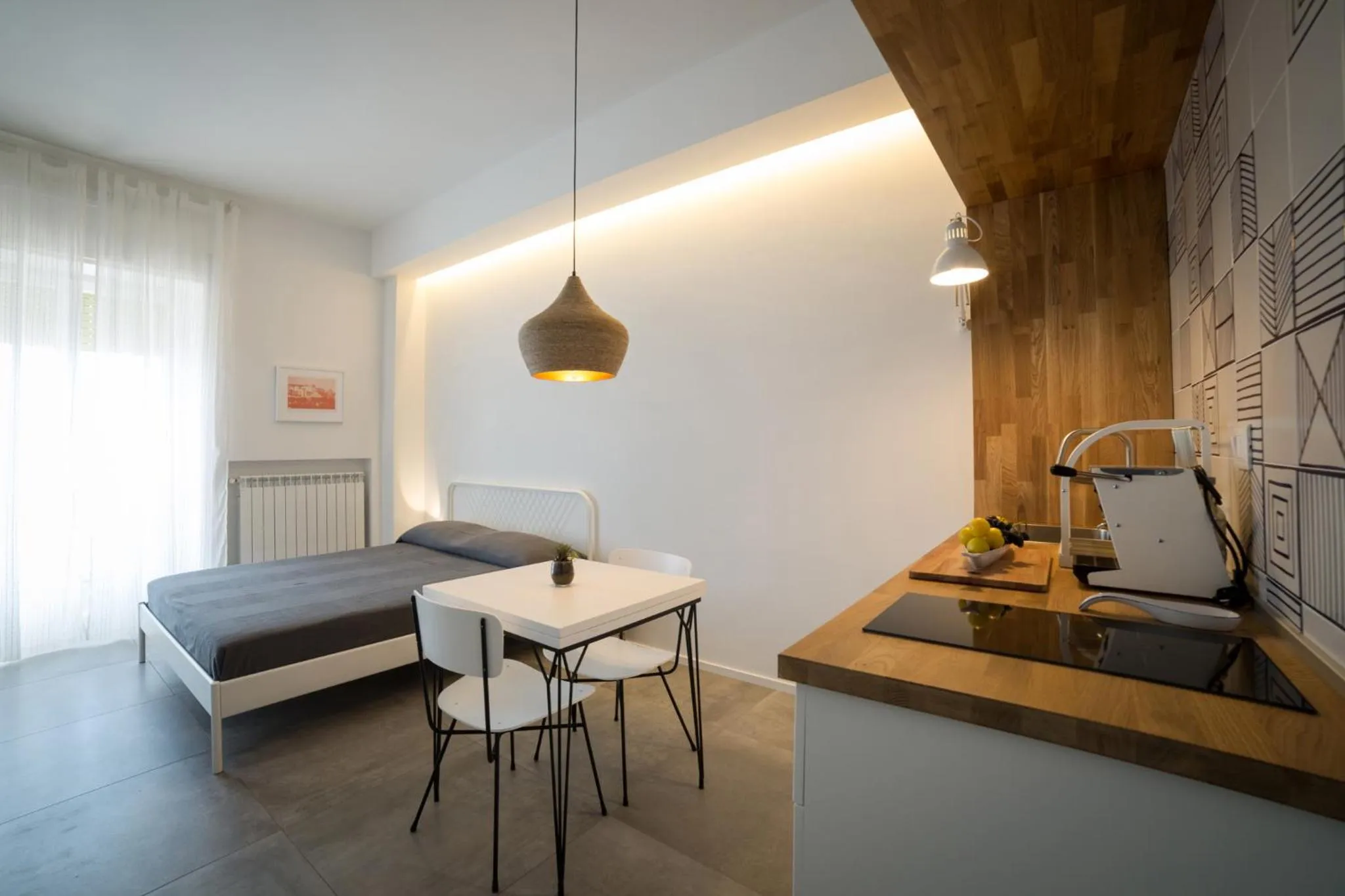 Coffee/tea facilities, Bed in Salsedine Sea View