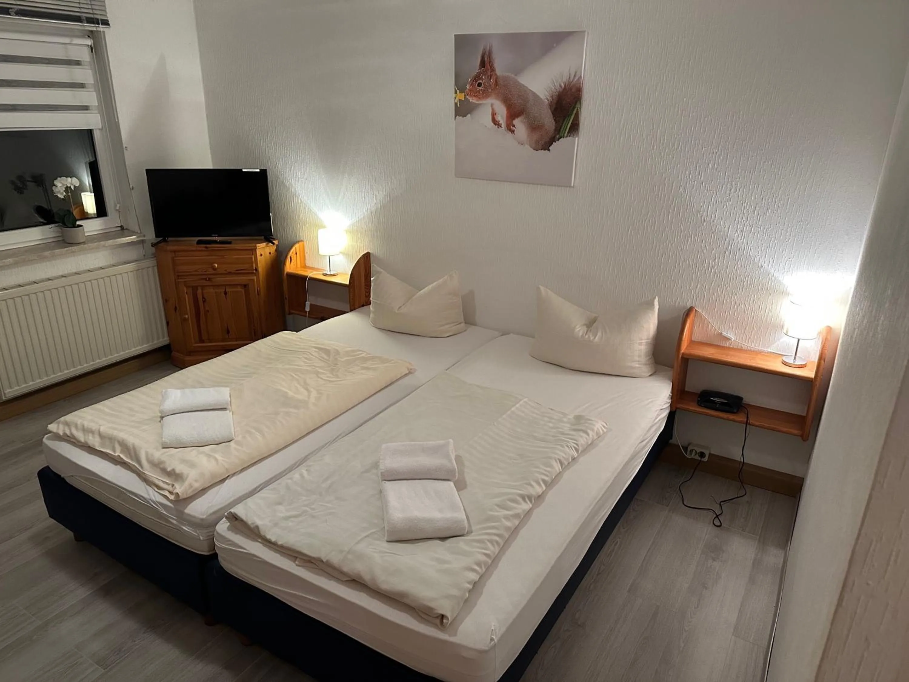 Bed in Pension Raststüb'l